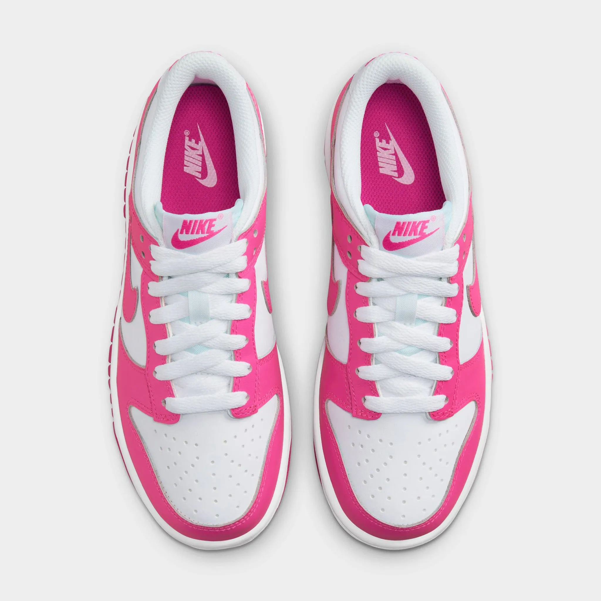 Nike Dunk Low GS White / Laser Fuchsia Weekend Vibes