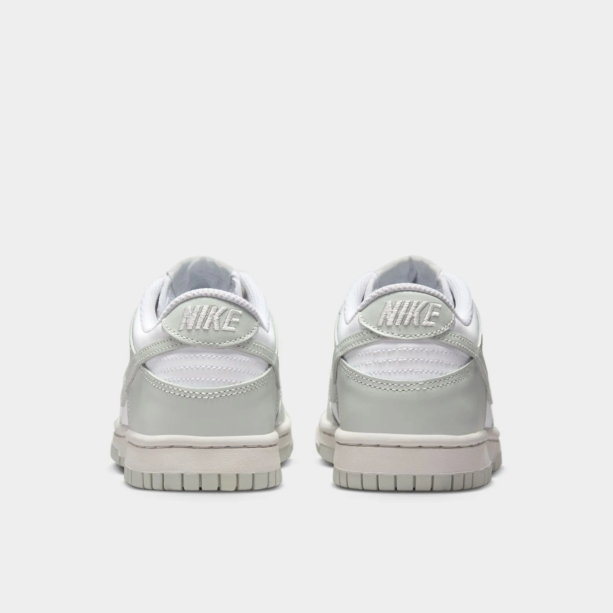 Nike Dunk Low GS White / Light Silver - Photon Dust Stabilizing Chassis