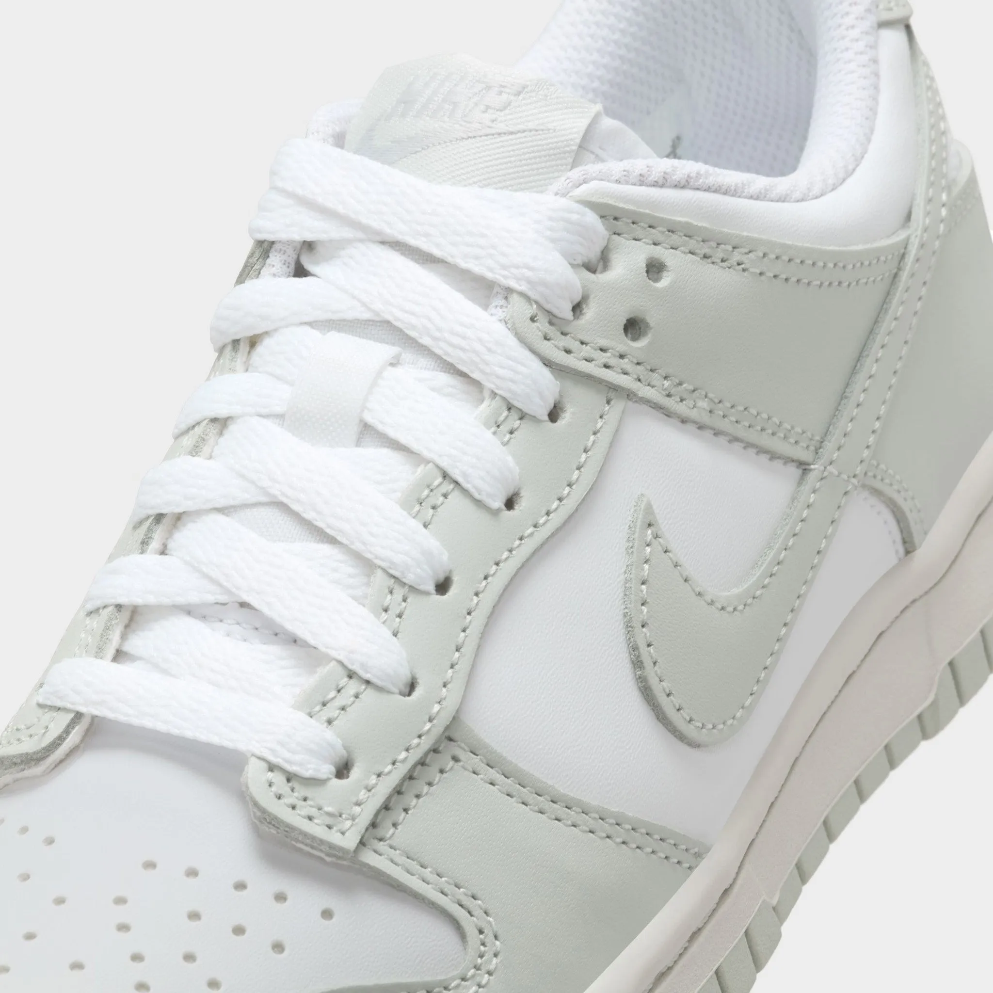 Nike Dunk Low GS White / Light Silver - Photon Dust Hyperelastic Frame Softness