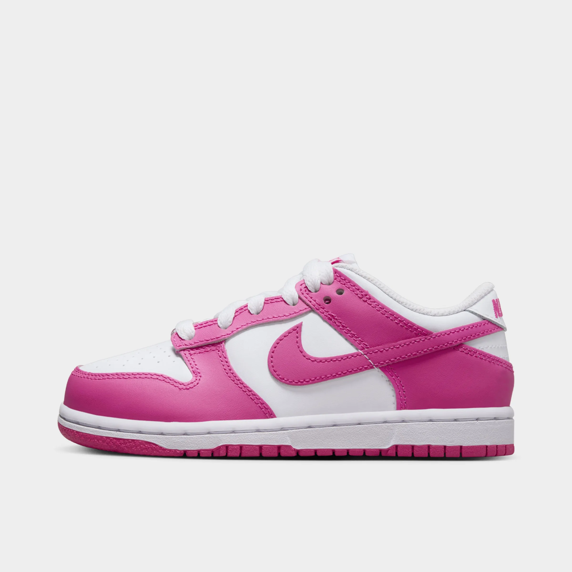 Nike Dunk Low PS White / Laser Fuschia Micro Grip Traction Antimicrobial