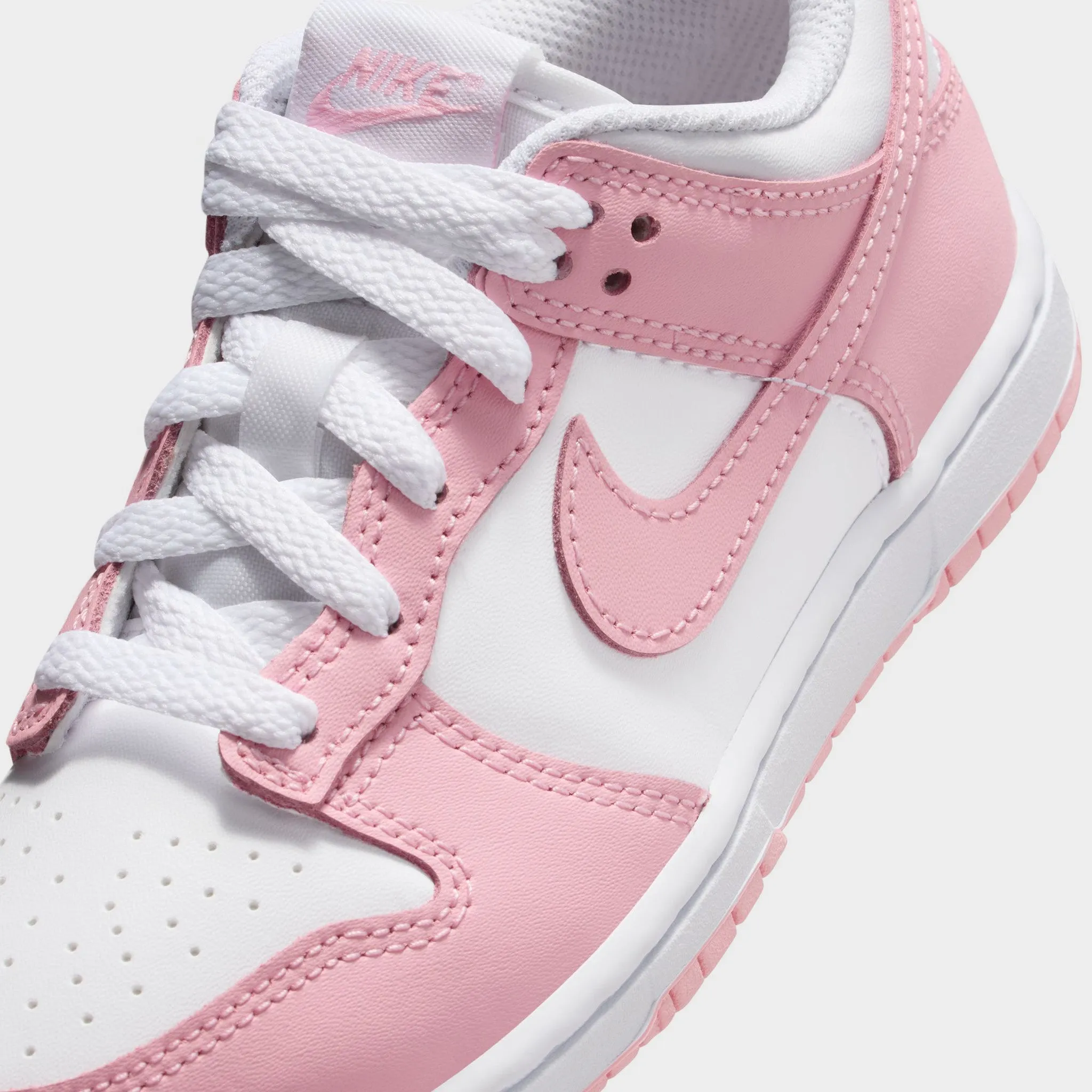 Non Irritating Stitching Slip   On Style Nike Dunk Low PS White / Medium Soft Pink - White