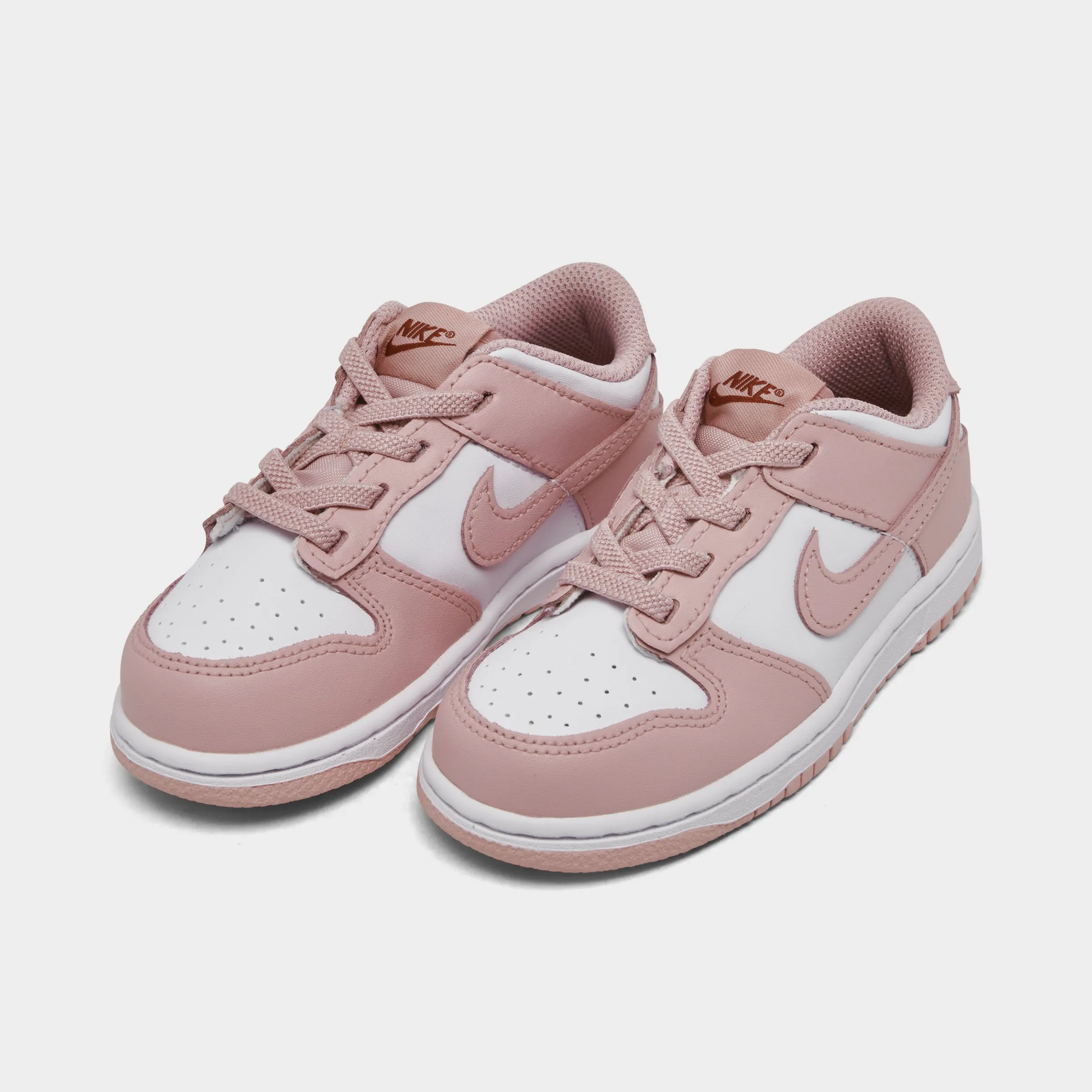 Comfortable Straps Balanced Arch Nike Dunk Low TD White / Pink Glaze - Pomegranate