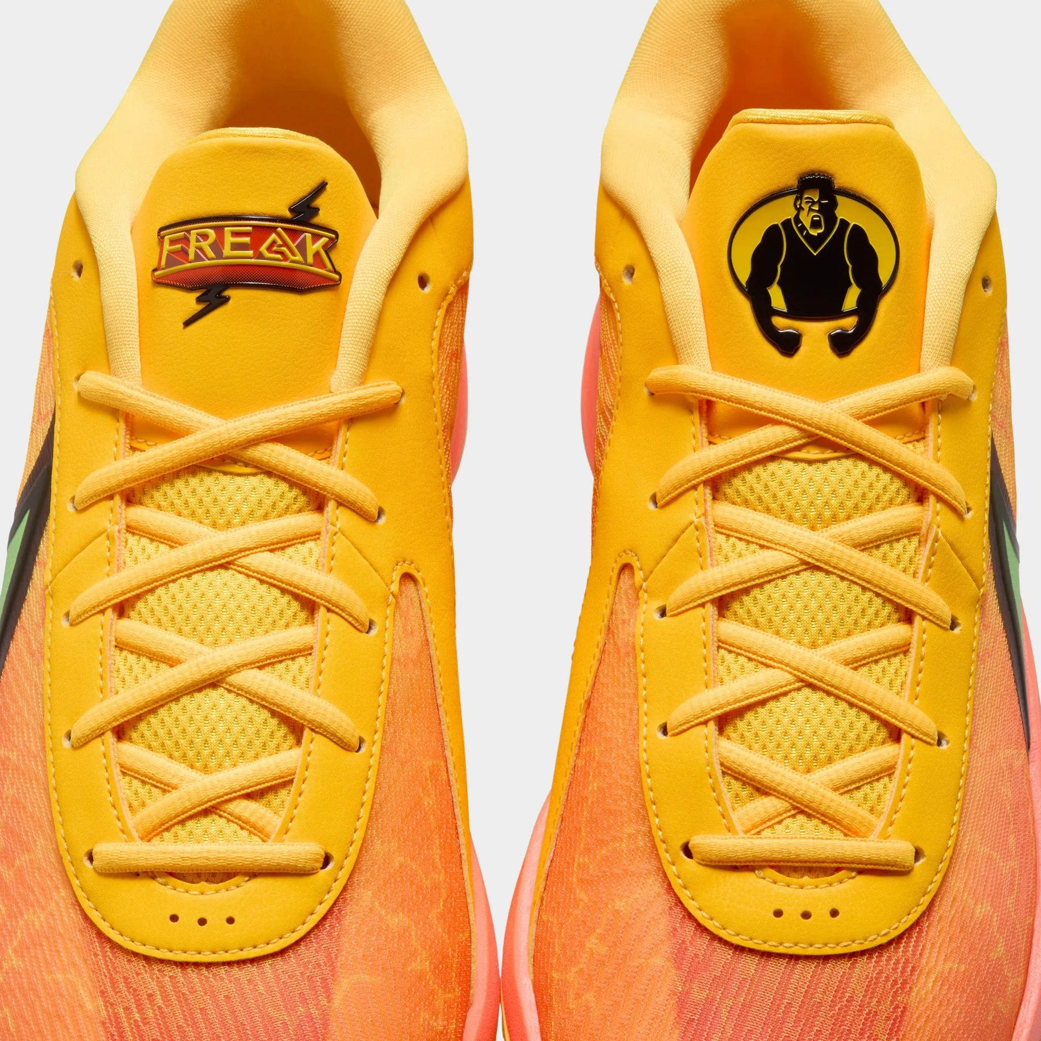 Nike Giannis Freak 6 Light Wild Mango / Action Green - Black Cross Ventilation Channels