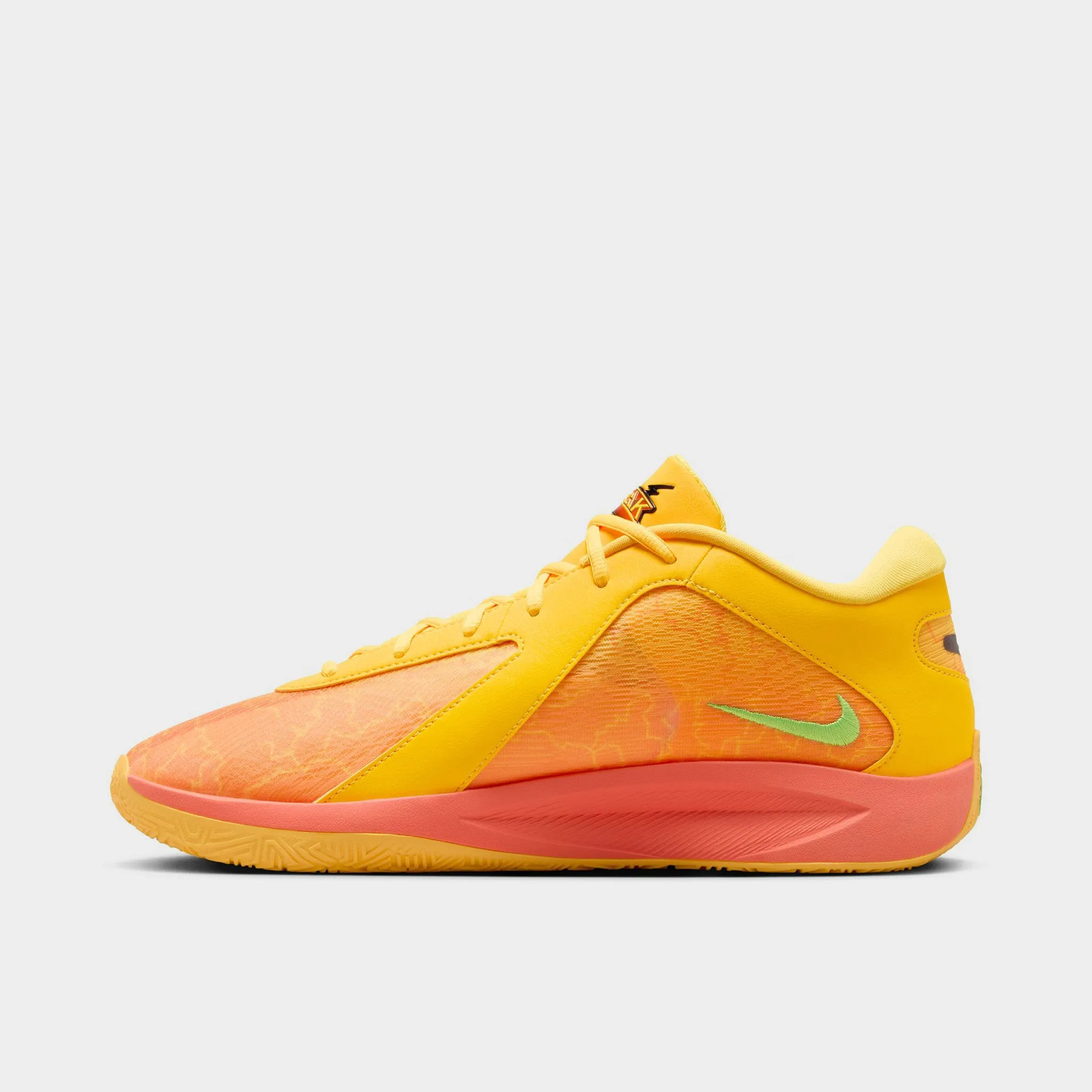 Impact Resistant Chassis orthopedic Nike Giannis Freak 6 Light Wild Mango / Action Green - Black