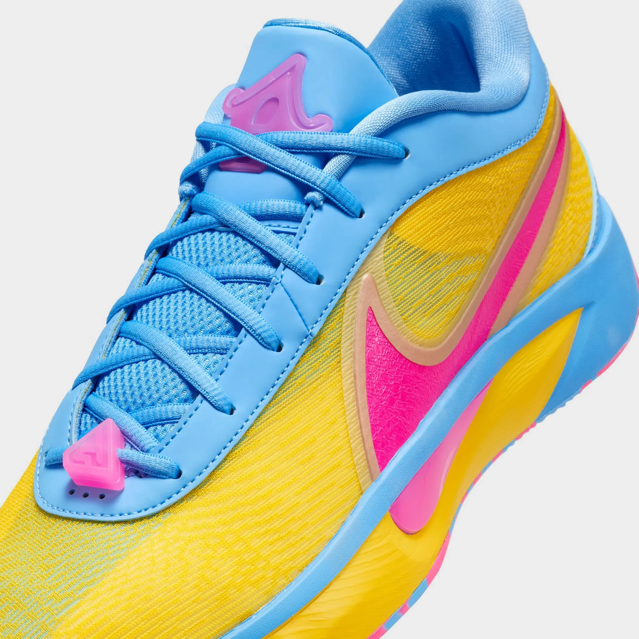 Nike Giannis Freak 6 "Candy Funhouse" Lightening / Hyper Pink - University Blue Durable outsole ReinforcedToe