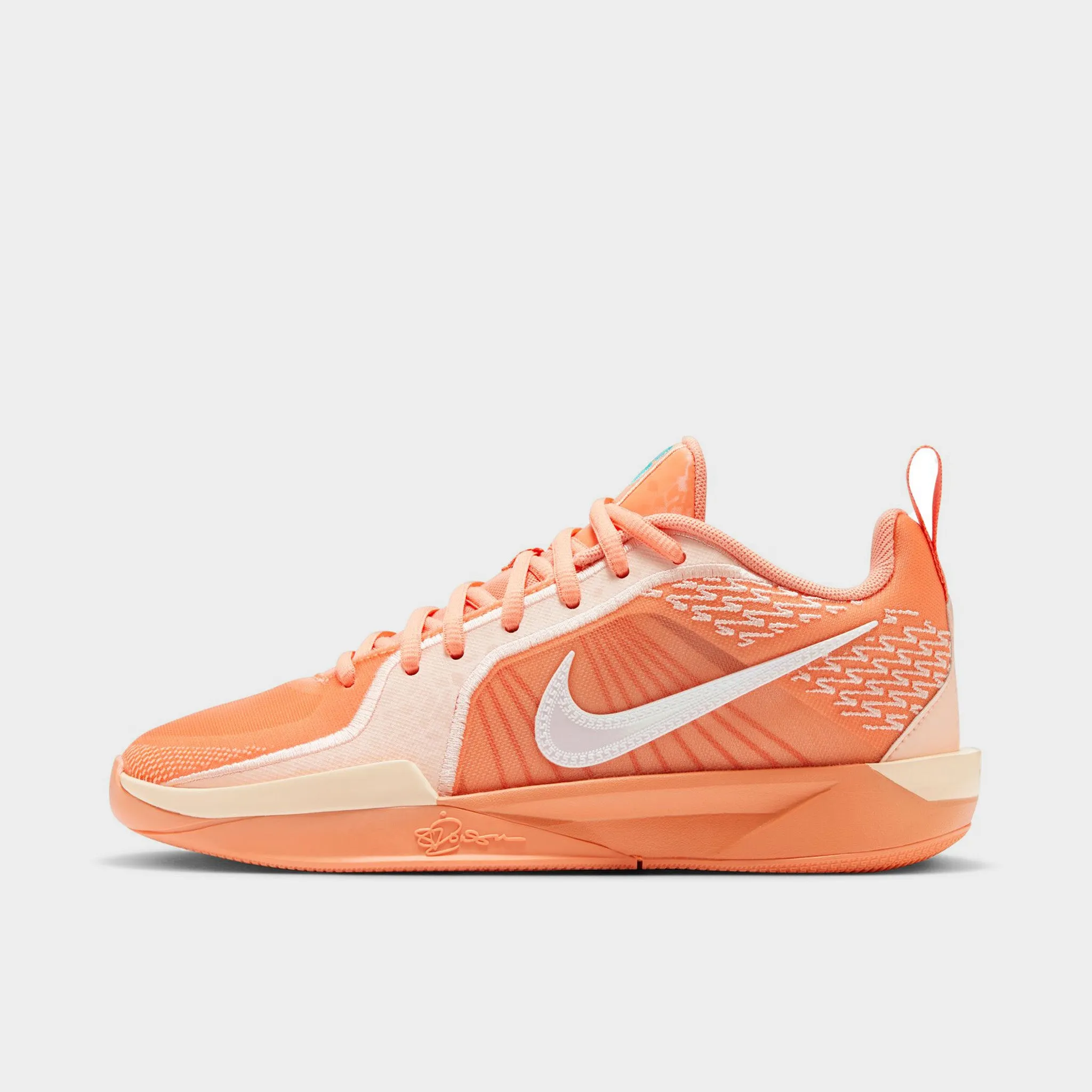 walking shoes Nike Sabrina 2 GS Apricot Agate / Light Bone - Washed Coral