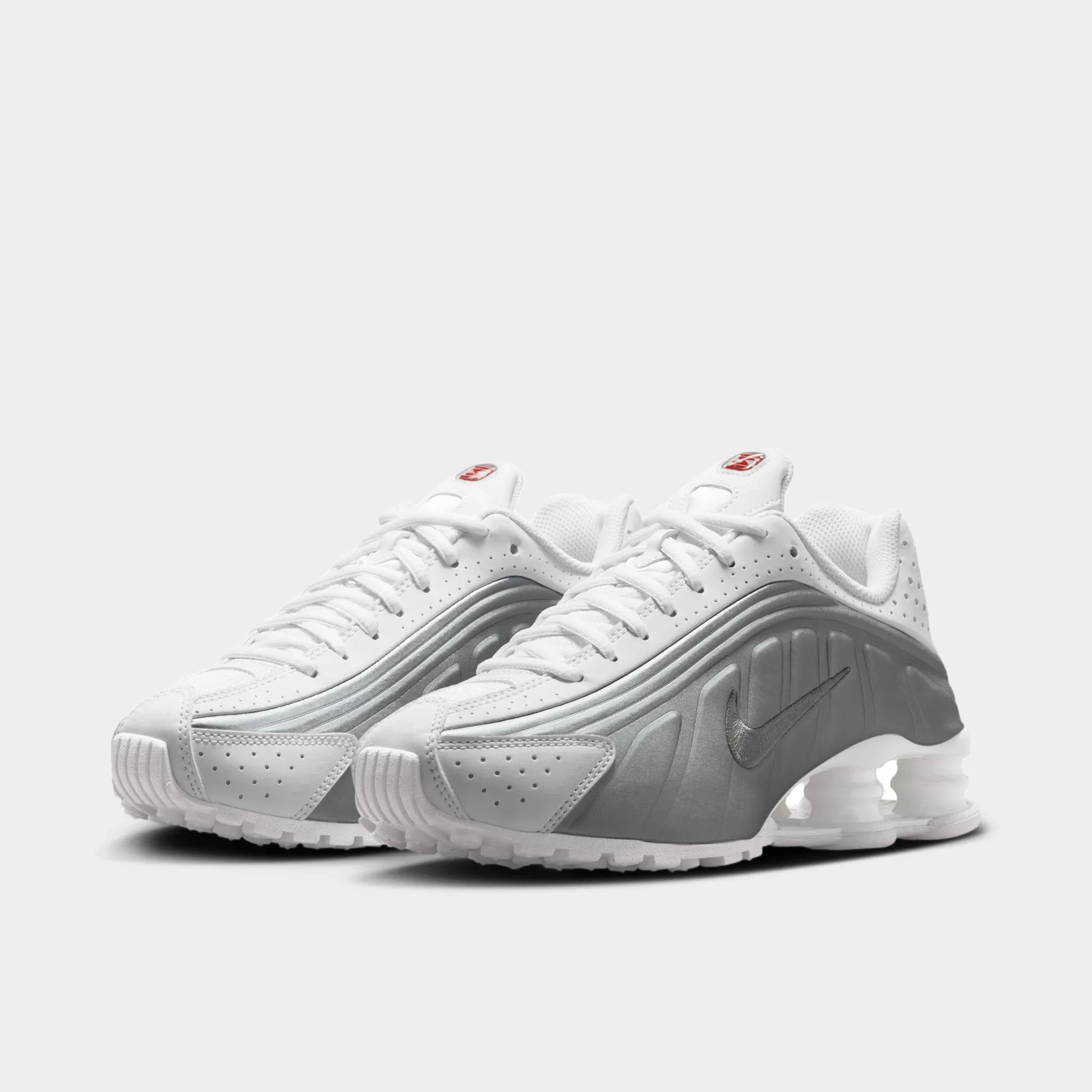 Quick Response Seamless Interior Padding Nike Shox R4 GS White / Metallic Silver - White