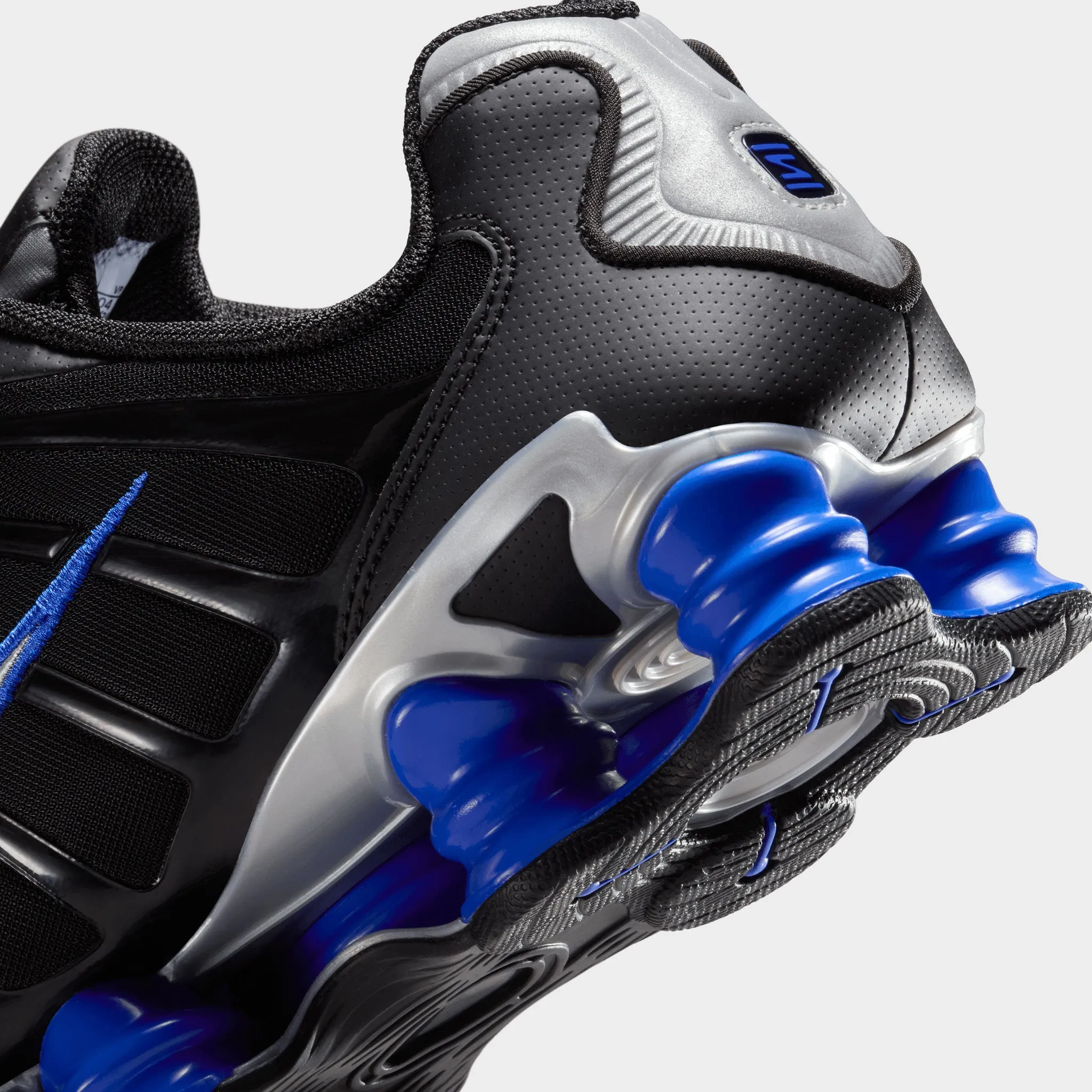 Cushion Sole Flexi Fit Nike Shox TL Black / Metallic Silver - Race Blue