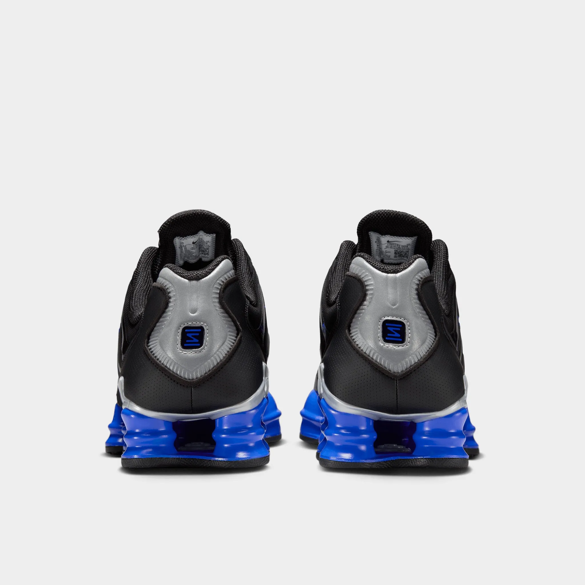 Nike Shox TL Black / Metallic Silver - Race Blue Fashionable Design Quick lace