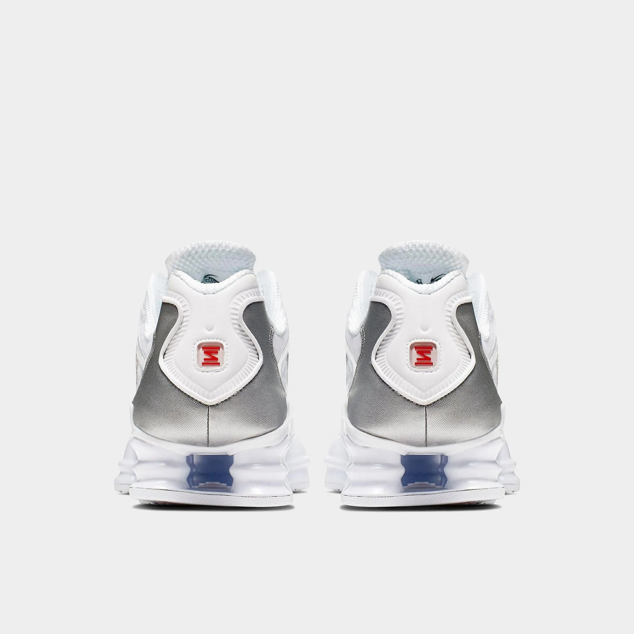 LeatherUpper Nike Shox TL White / White - Metallic Silver