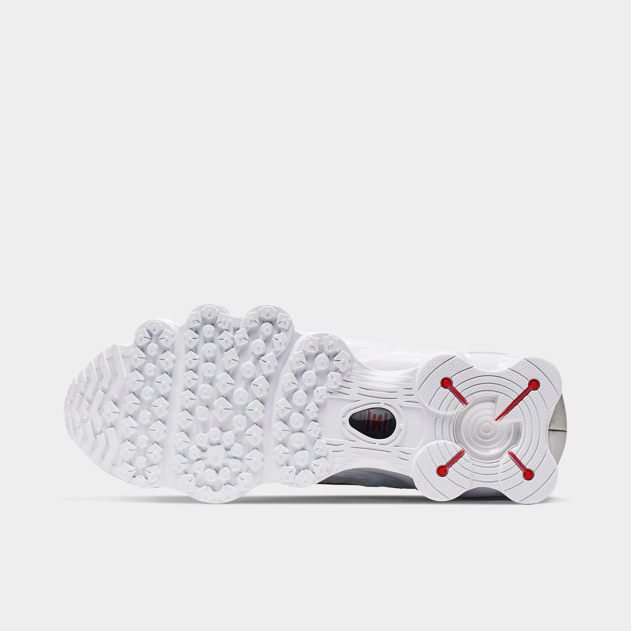 Nike Shox TL White / White - Metallic Silver Gym ready Balance Focus