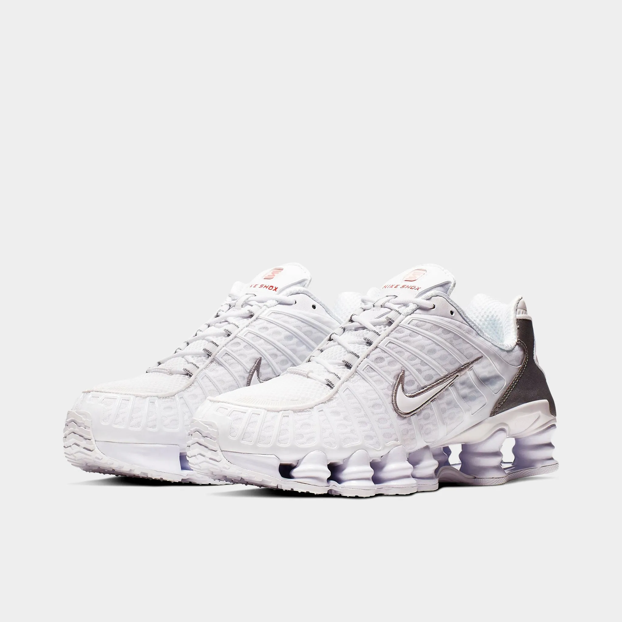 Nike Shox TL White / White - Metallic Silver Zero Break In Design Athletic Appeal