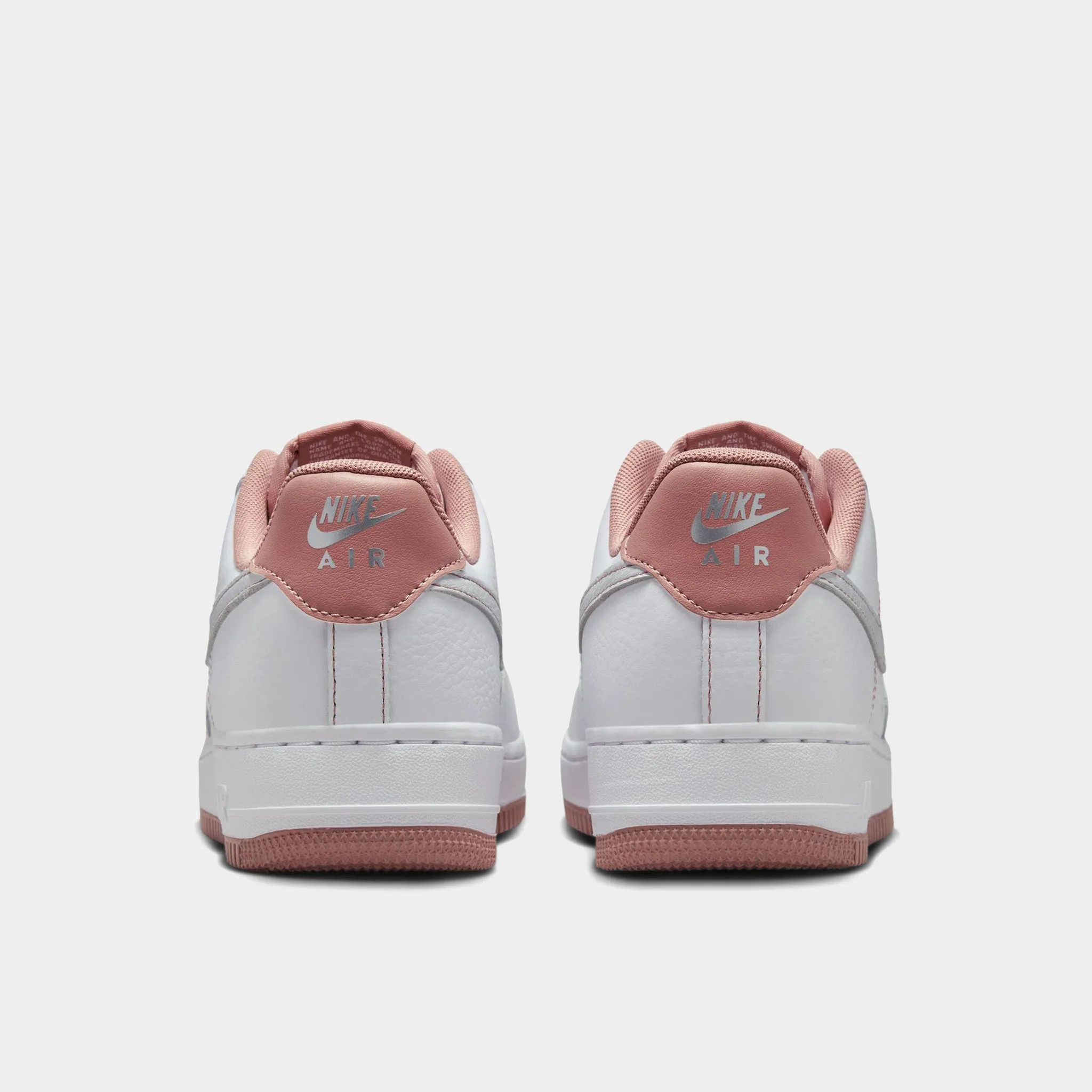 Quality Nike Women's Air Force 1 '07 Mini Jewel White / Particle Pink - Metallic Silver