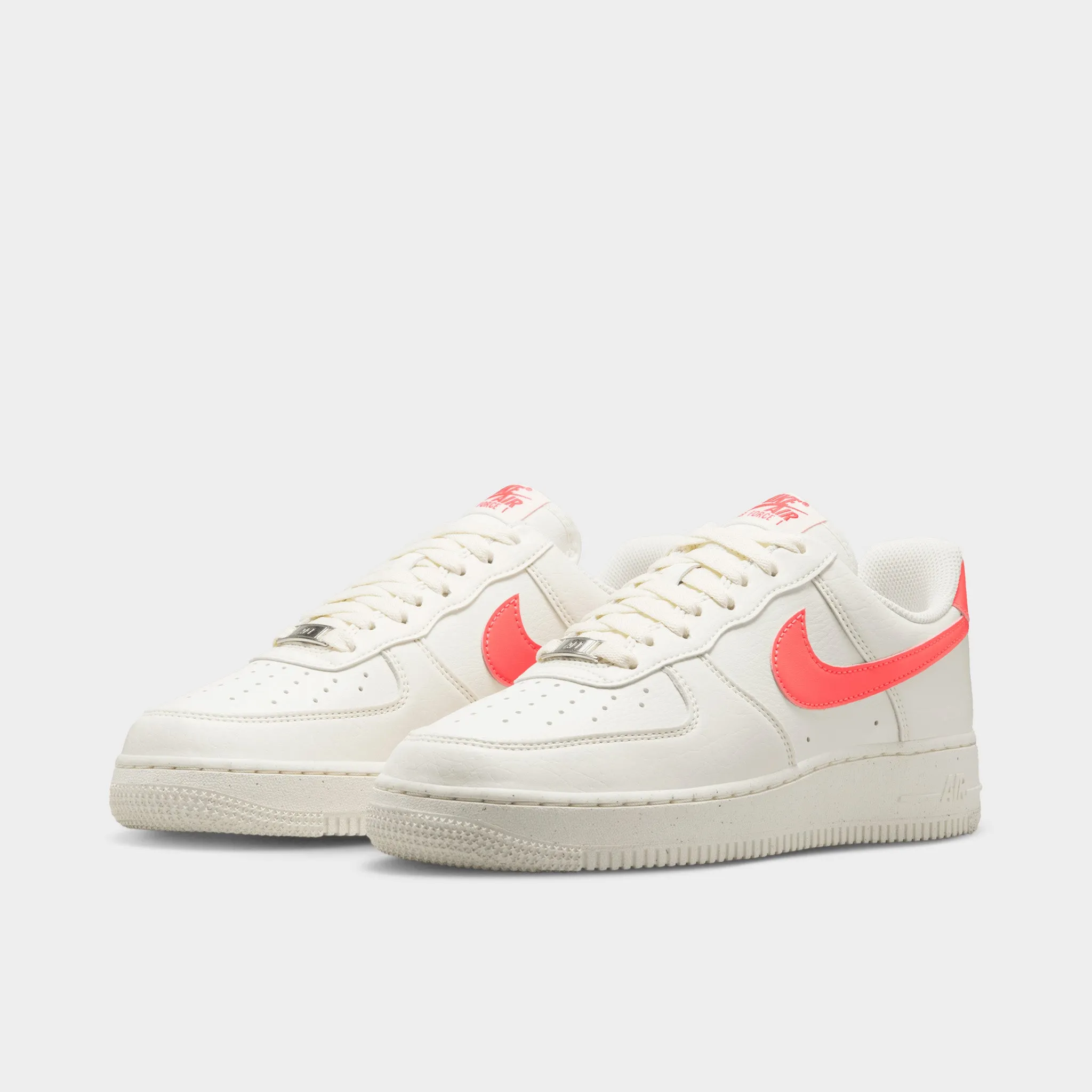versatile user perforations Nike Women's Air Force 1 '07 Next Nature Sail / Sail -  Hot Lava