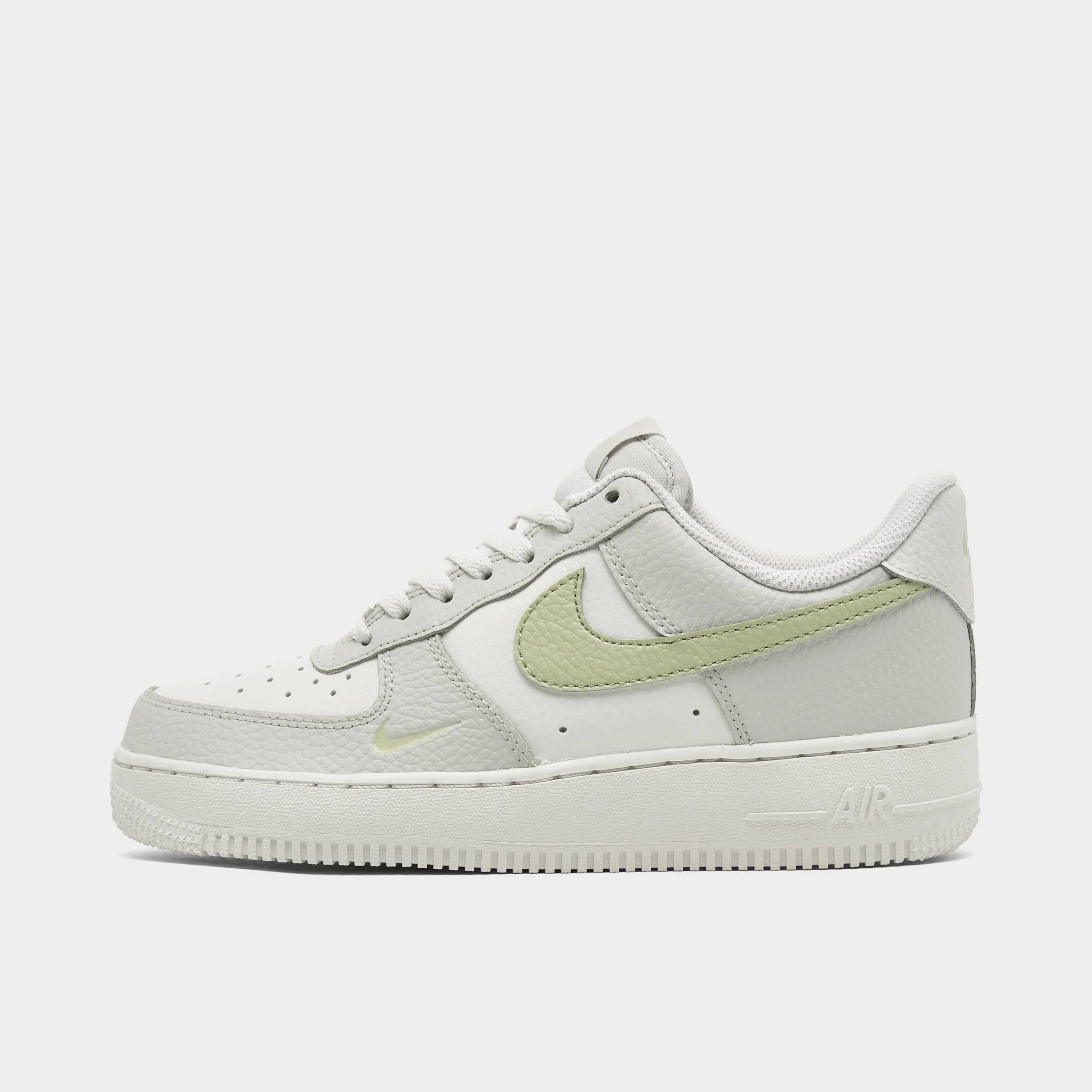 Balanced Cushioning Rubberized Heel Guard Nike Women's Air Force 1 '07 Phantom / Olive Aura - Light Bone
