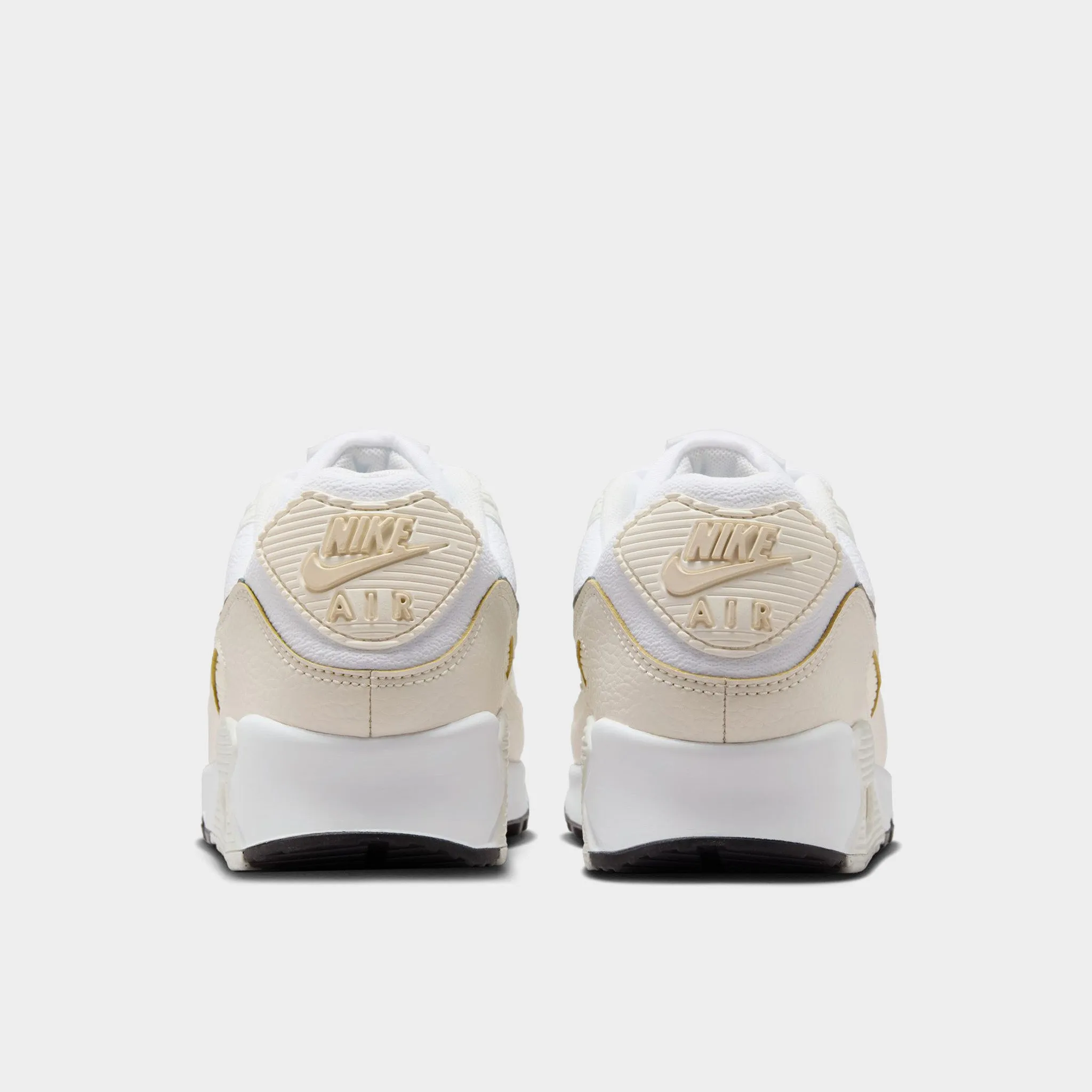 Timeless Design Active Use Nike Women's Air Max 90 White / Flat Pewter - Light Orewood Brown