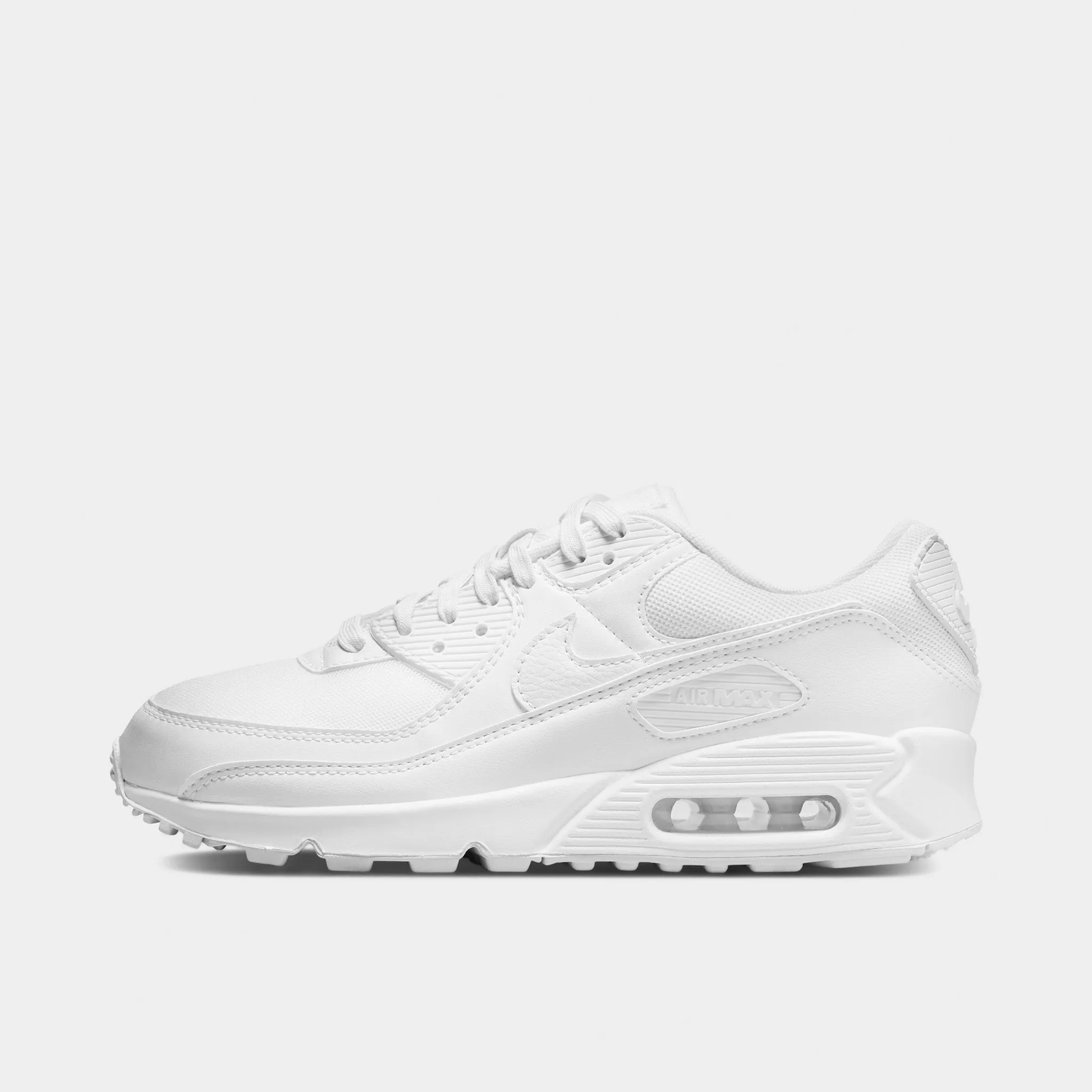 Nike Women's Air Max 90 White / White - White Runner's Choice Lightweight Build