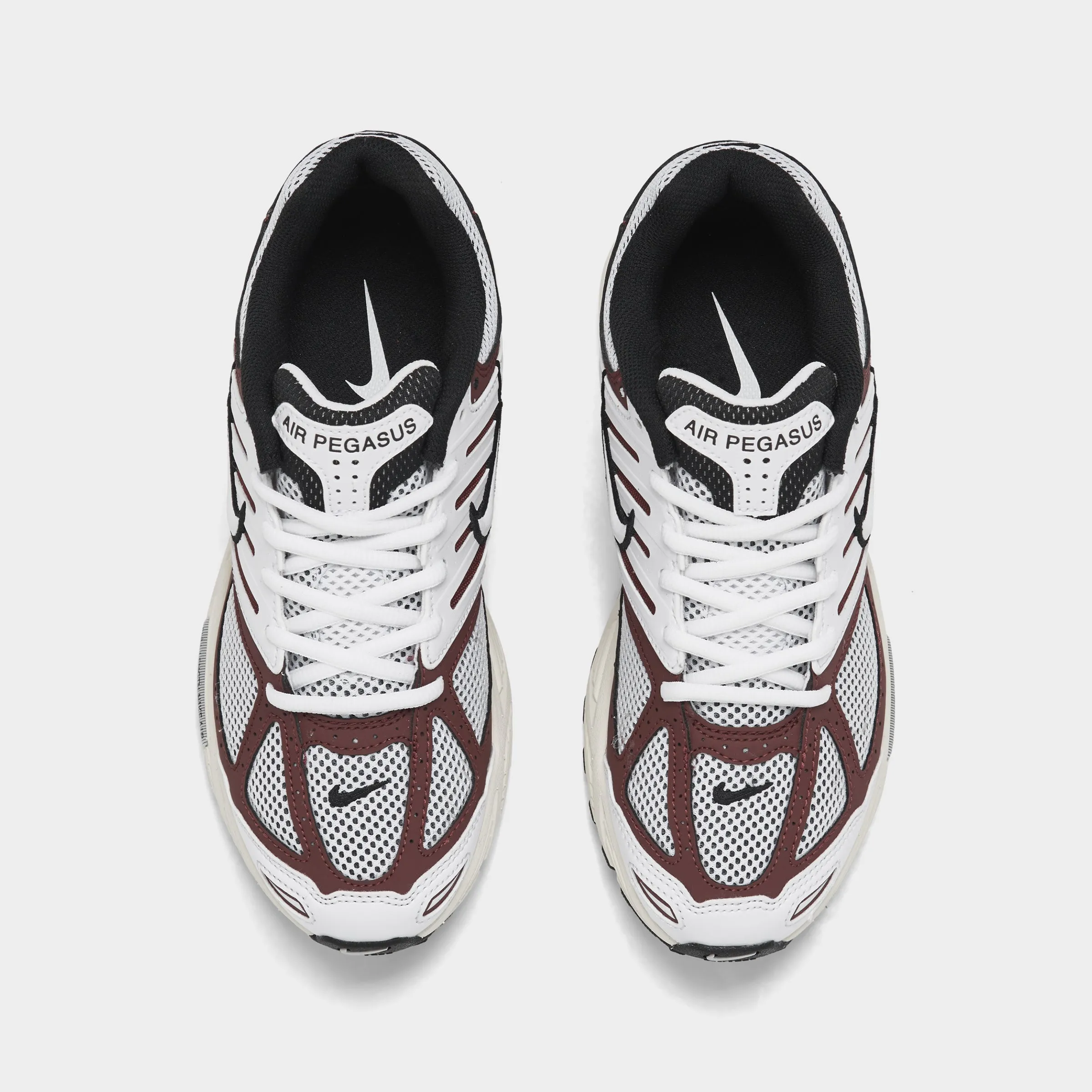 TPU Heel Counter Stylish Comfort Nike Women's Air Pegasus 2005 Dark Team Red / White - Black