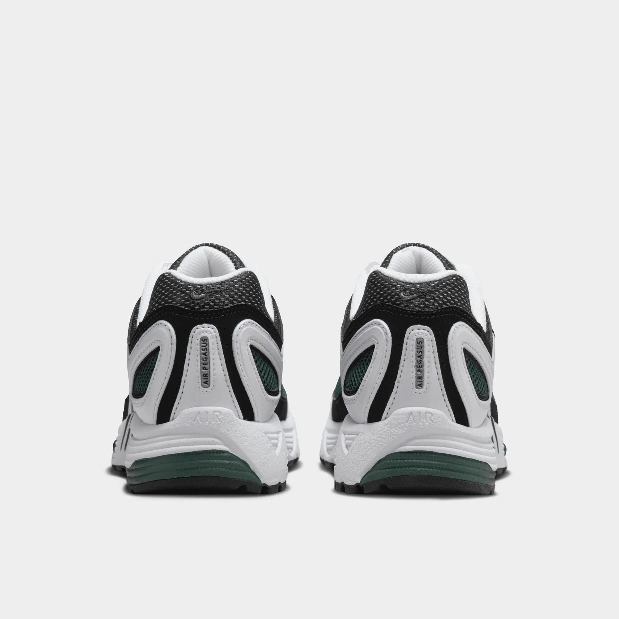 Nike Women's Air Pegasus 2005 White / Vintage Green - Black lightweight foam