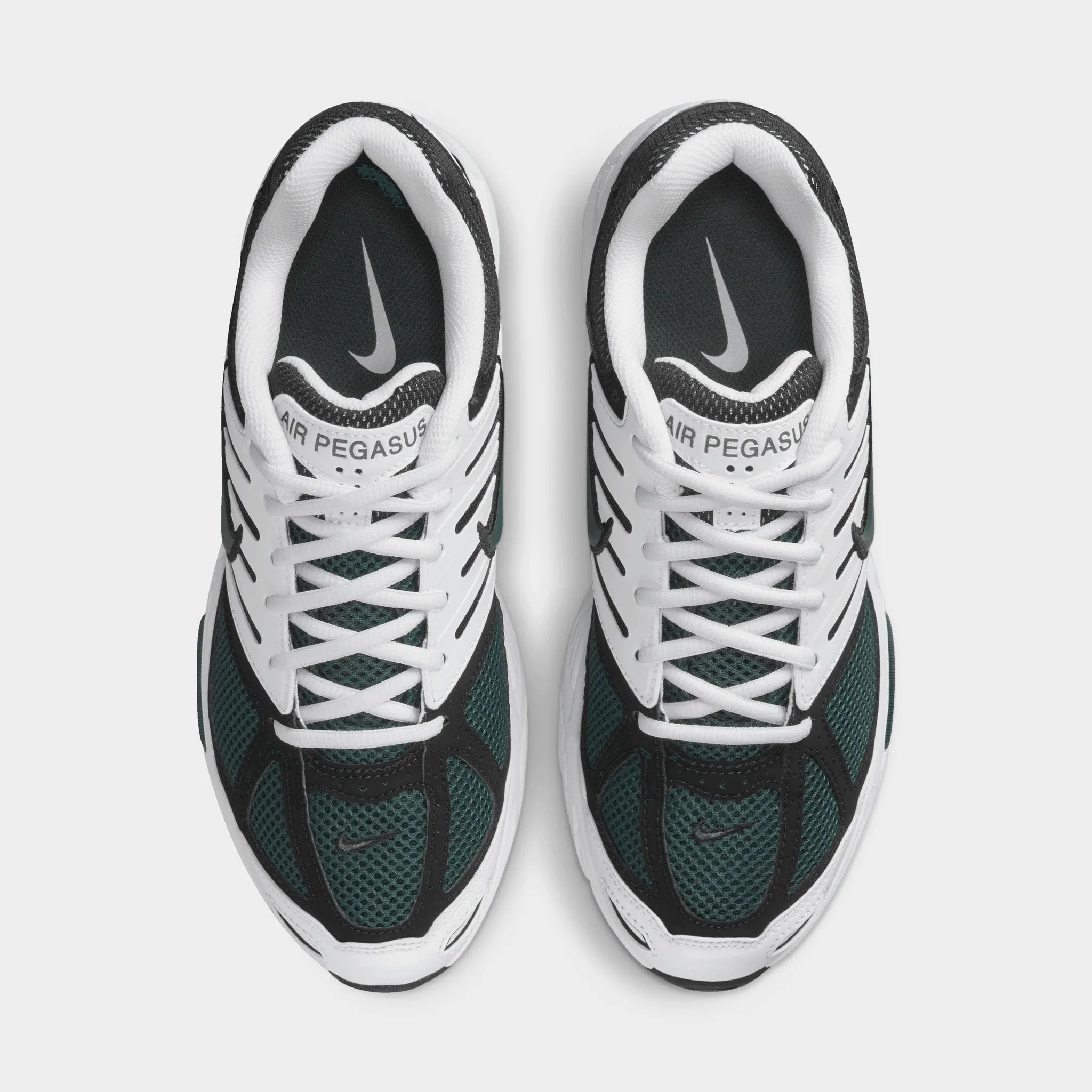 Nike Women's Air Pegasus 2005 White / Vintage Green - Black Outdoor Walks Perforated Vamp
