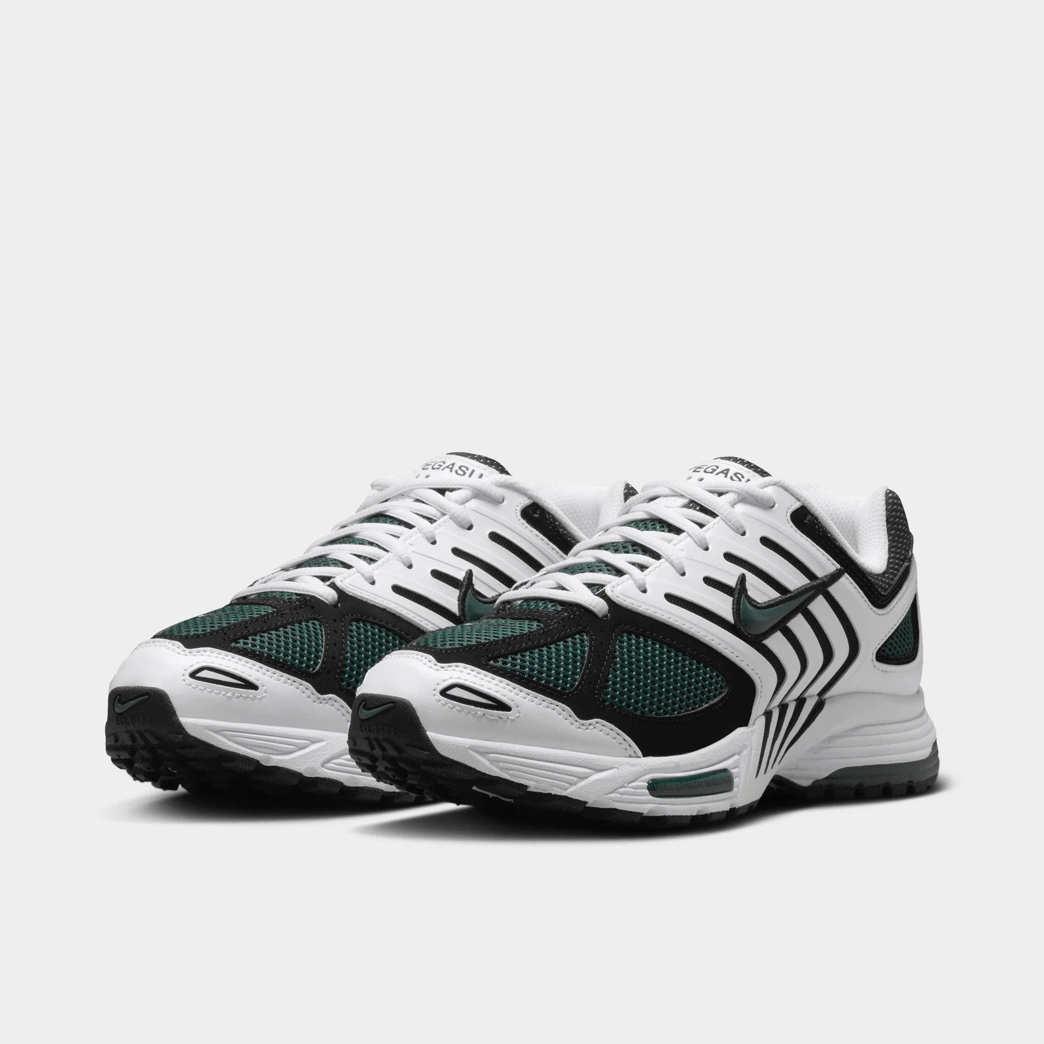 Nike Women's Air Pegasus 2005 White / Vintage Green - Black Support Sole