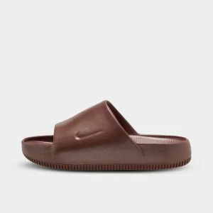 Nike Women's Calm Slide / Red Sepia Stride Style Flex Forged Sole Design
