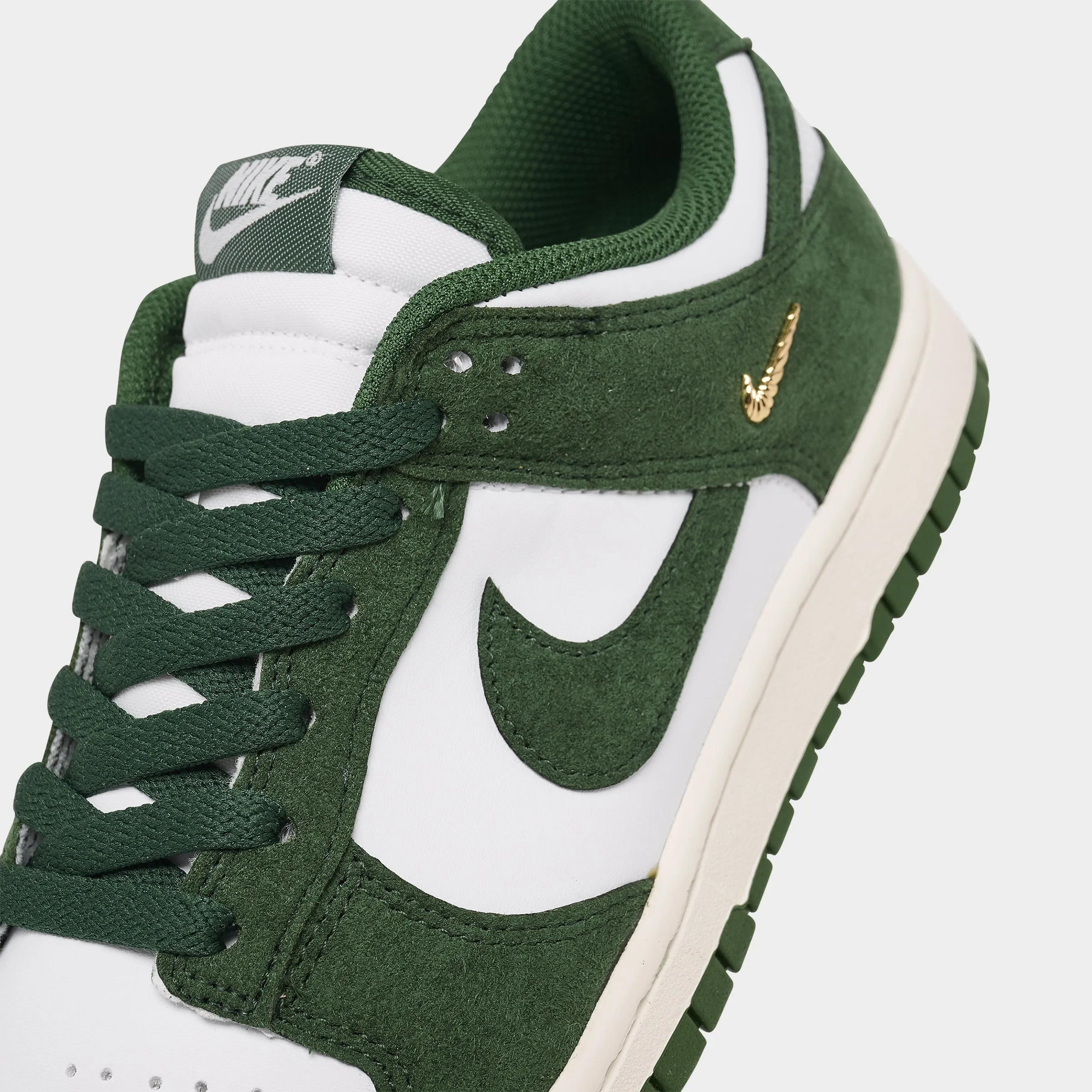 Stretchy Material Nike Women's Dunk Low Summit White / Gorge Green - Sail