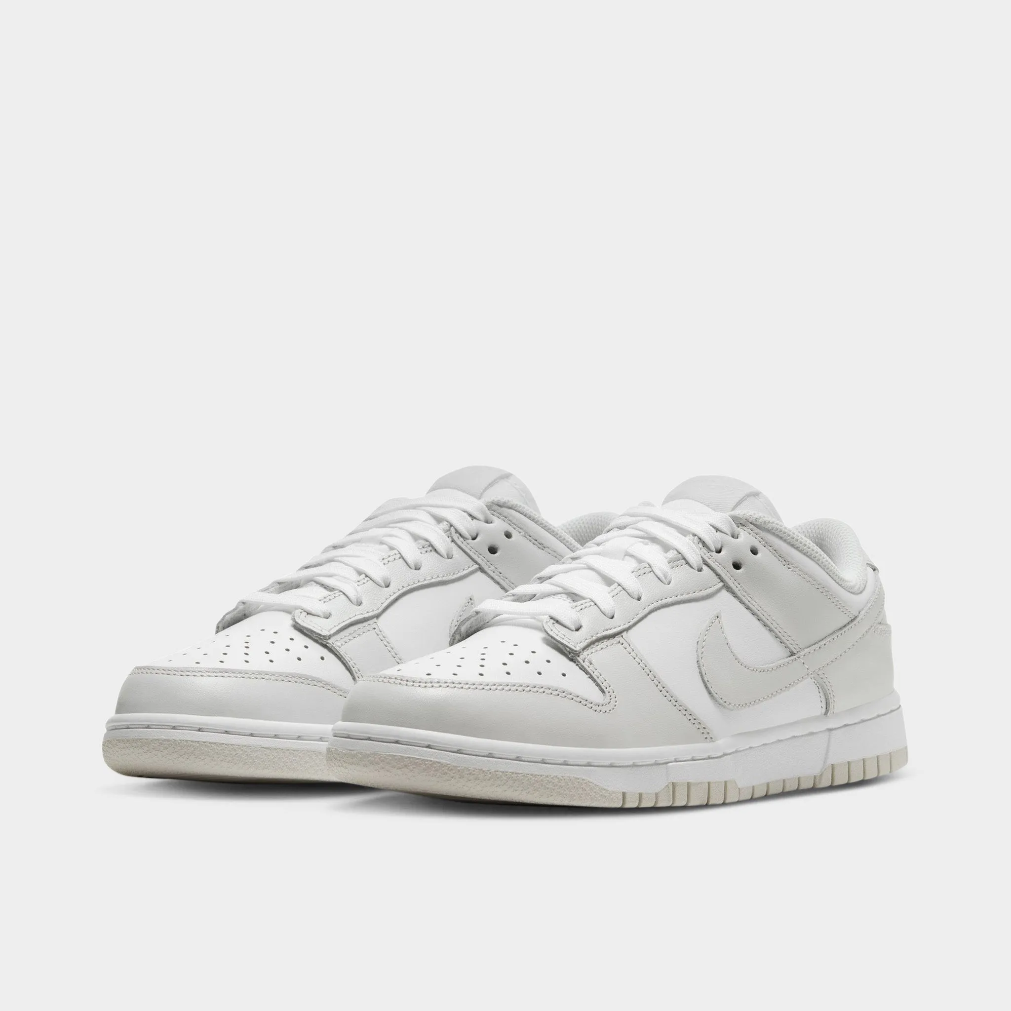 Nike Womens Dunk Low White / Photon Dust - White Breathable Ventilation