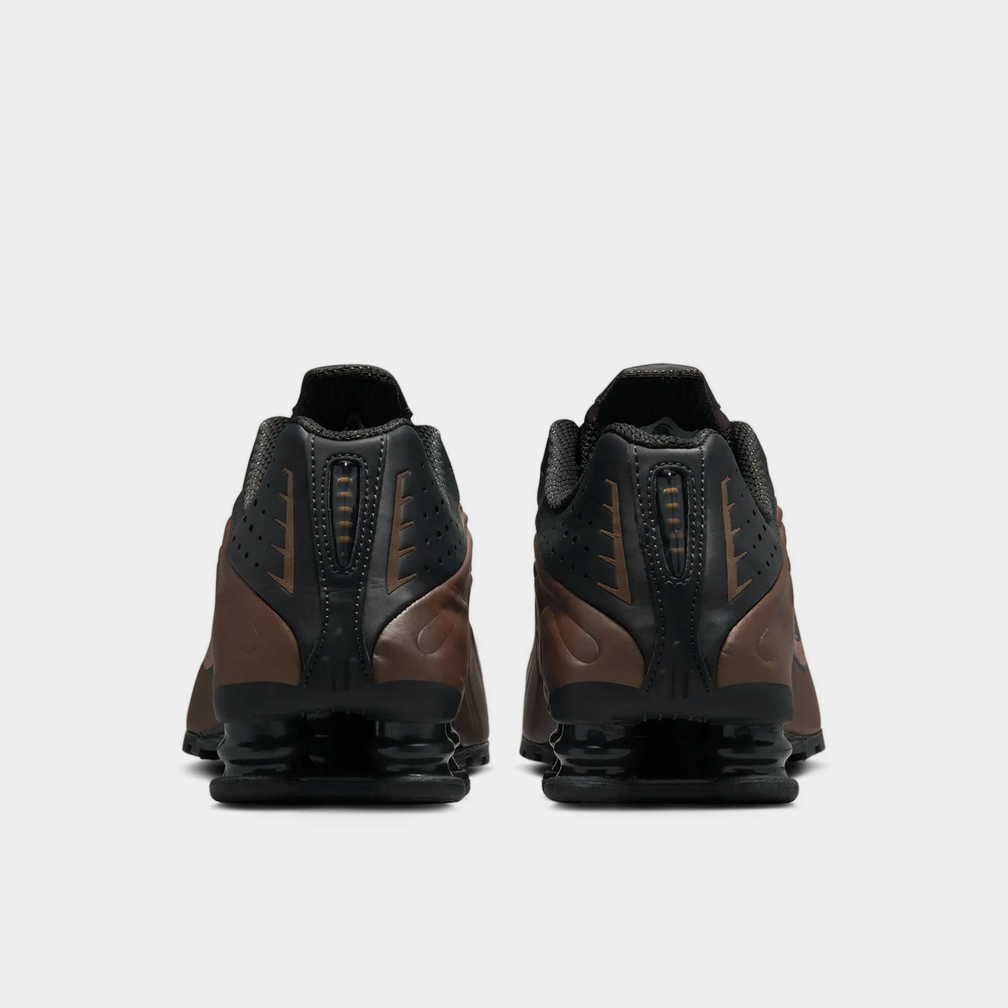 Cushioned durability Non Slip Sole Nike Women's Shox R4 Off Noir / Off Noir - Ironstone