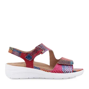NILA XW - BRIGHT CHECK MULTI LEATHER