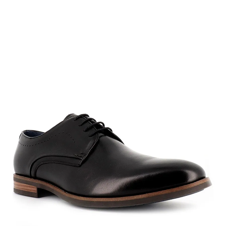 Street Dash Breathable Casual Shoes NIMBUS EEE - BLACK LEATHER