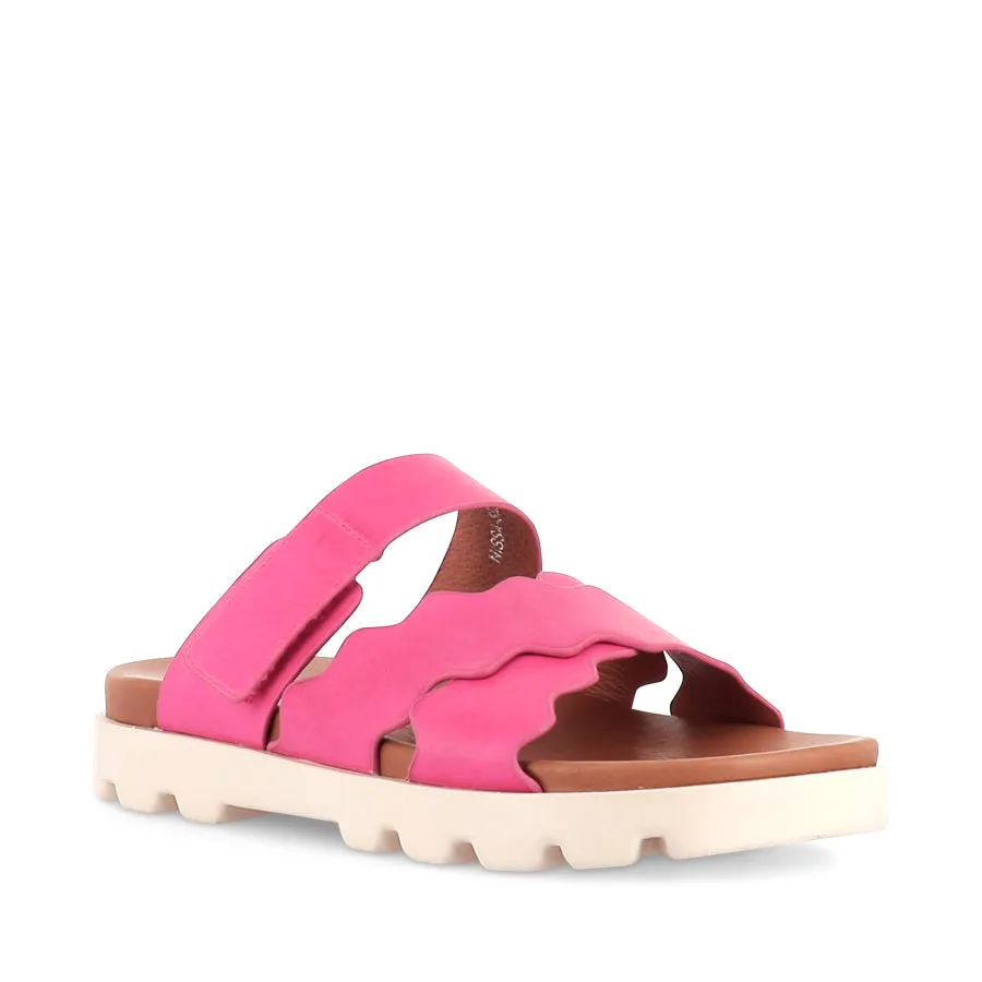 NISSA - FUCHSIA LEATHER Closed Toe
