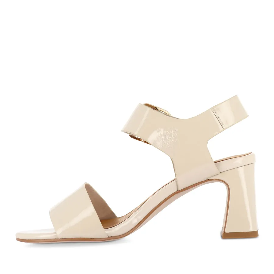 SCRIBE - NUDE PATENT LEATHER Design Glow