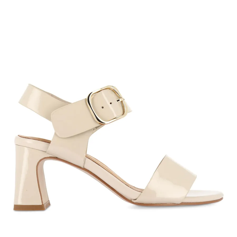 SCRIBE - NUDE PATENT LEATHER Pollen Glow