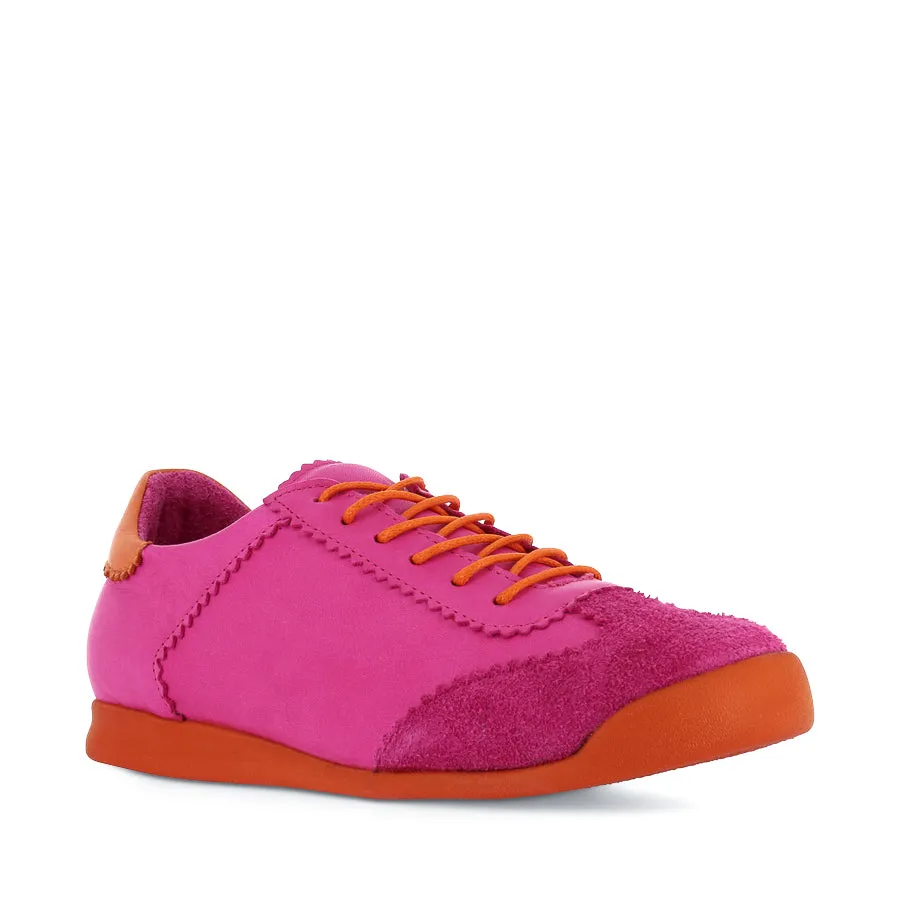 WaterResistant TERRA - FUXIA COMBO LEATHER