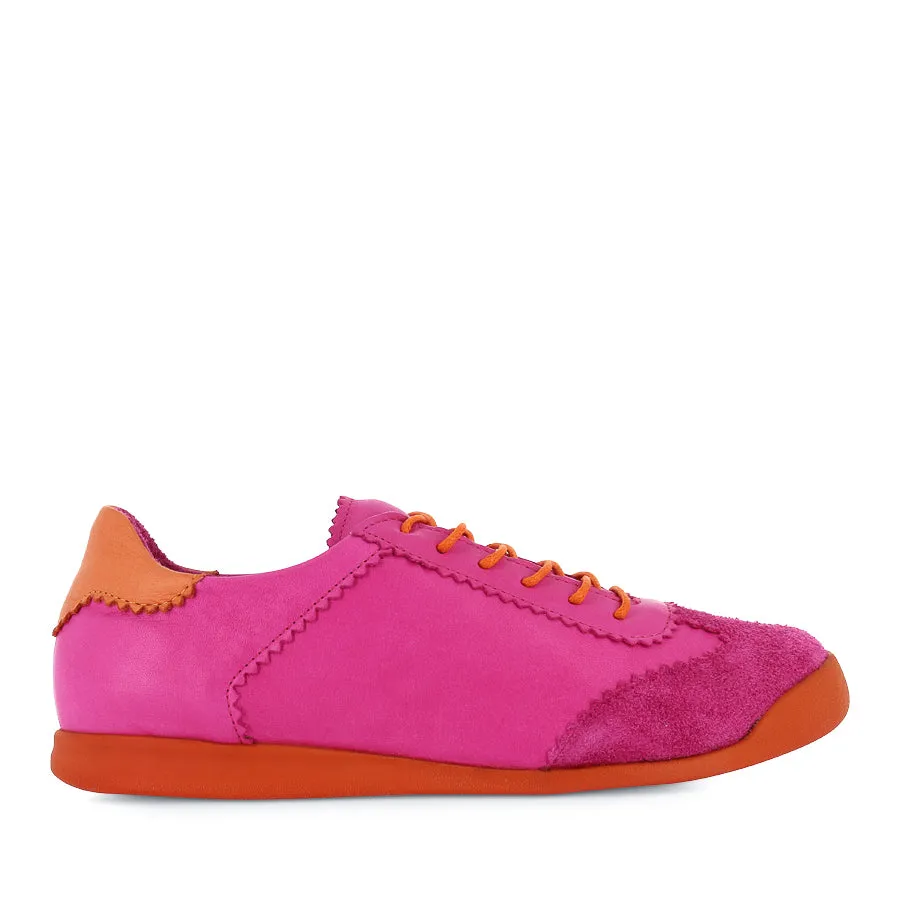Push Harder High   Top Style TERRA - FUXIA COMBO LEATHER