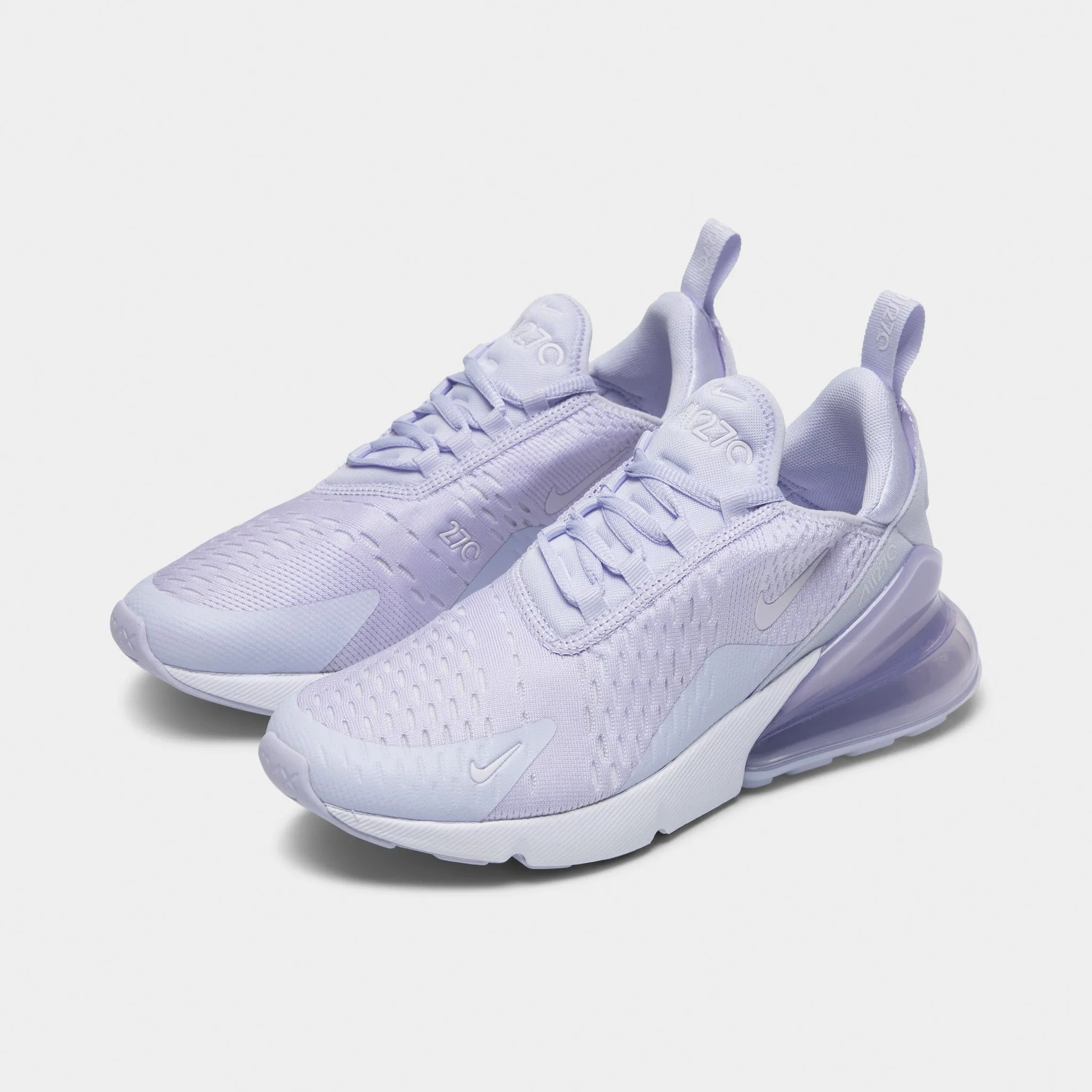 Nike Women's Air Max 270 Amethyst Tint / White - Amethyst Tint Contoured Footbed Balanced Drop Height
