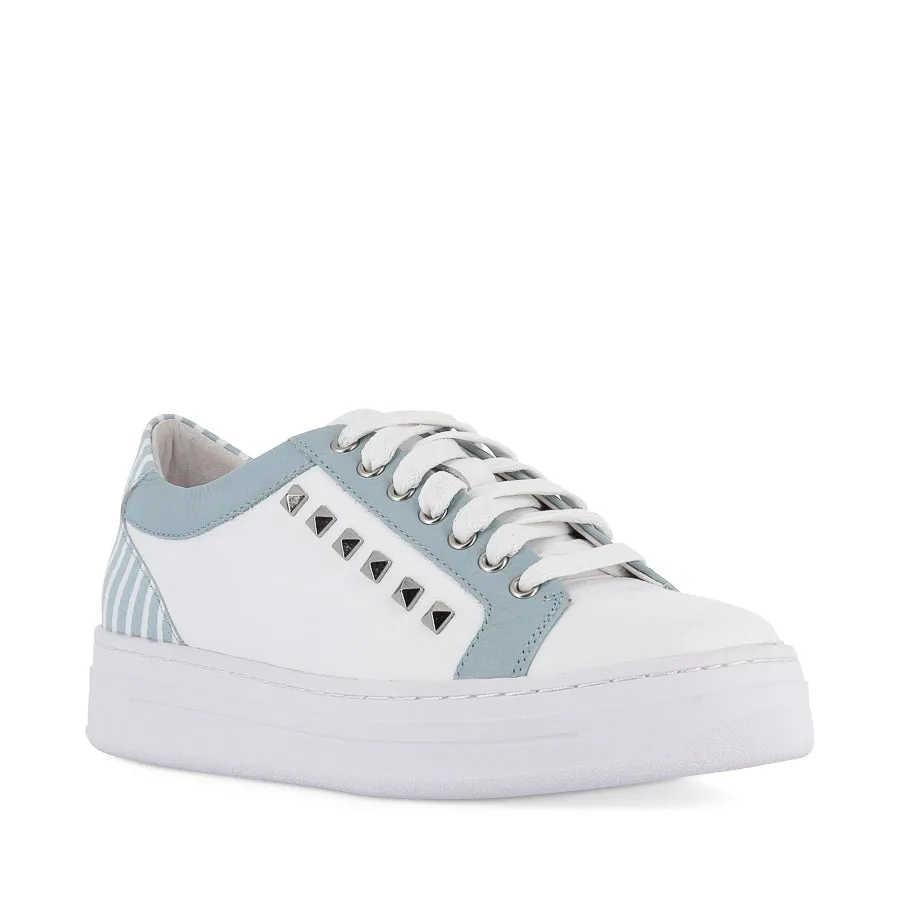 NOBODYS - WHITE DENIM MULTI LEATHER Fashion Blend