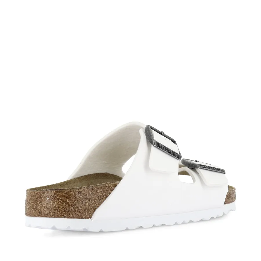Effortless Slip-On Fit Zipper Closure ARIZONA BIRKO-FLOR NARROW - WHITE