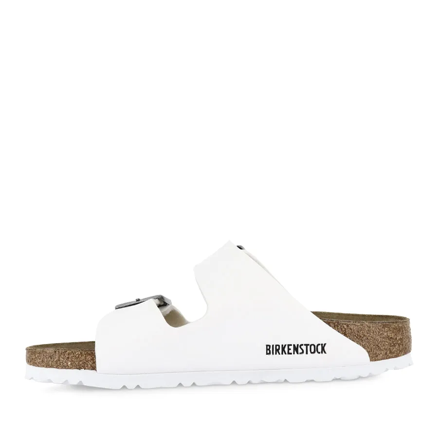 ARIZONA BIRKO-FLOR NARROW - WHITE Strong Stitching Flexible Slip
