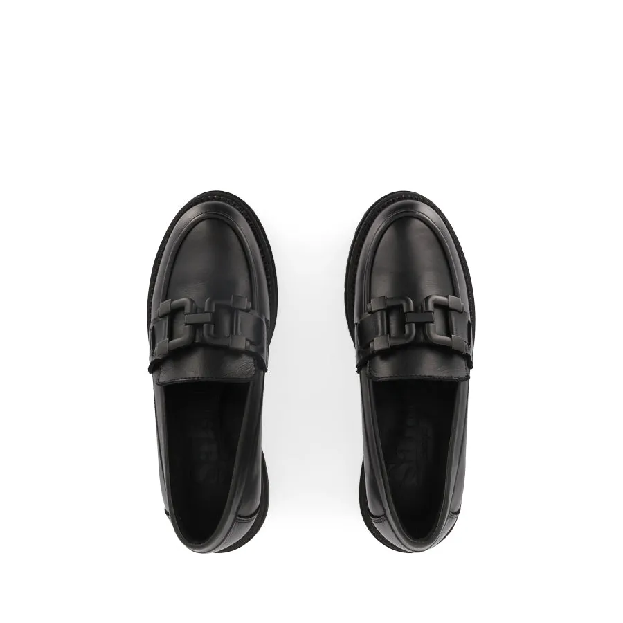 PENDANT - BLACK LEATHER Walk Proud Casual Footwear