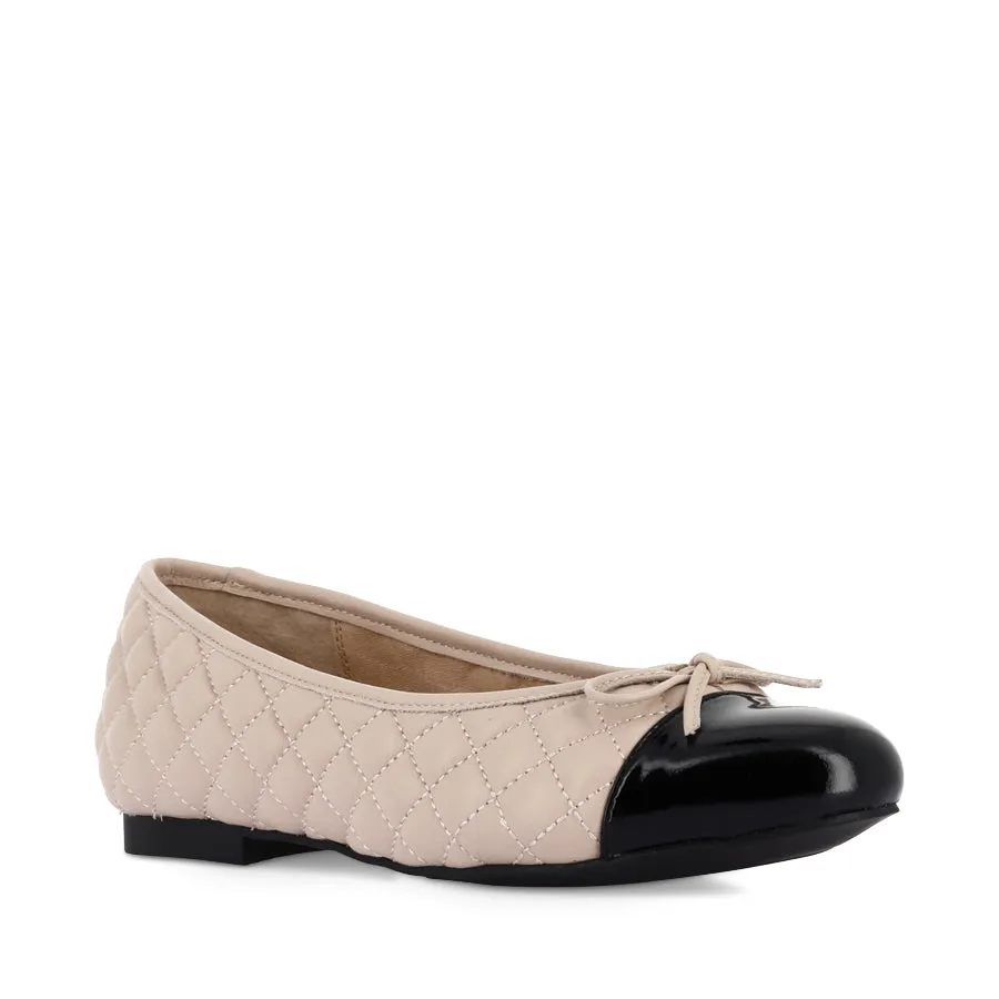 COMRADI XF - BLACK/NUDE PATENT LEATHER Arch Support Shoes