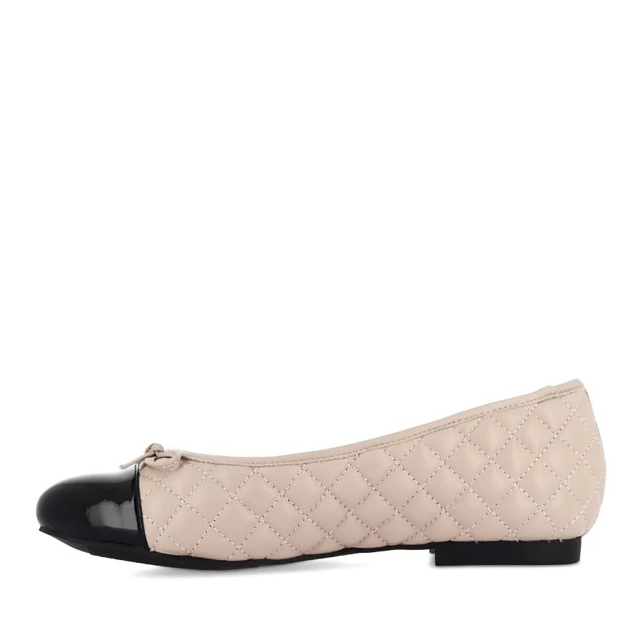 Quick-Dry Material COMRADI XF - BLACK/NUDE PATENT LEATHER