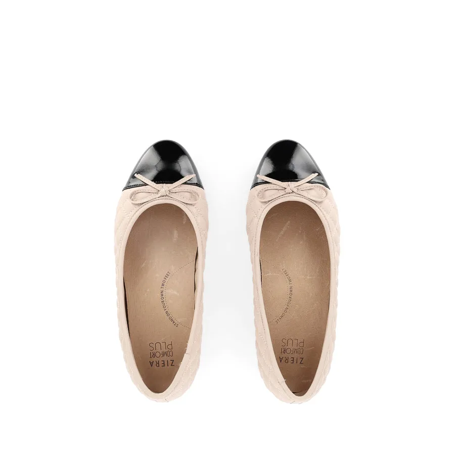COMRADI XF - BLACK/NUDE PATENT LEATHER Heel Care