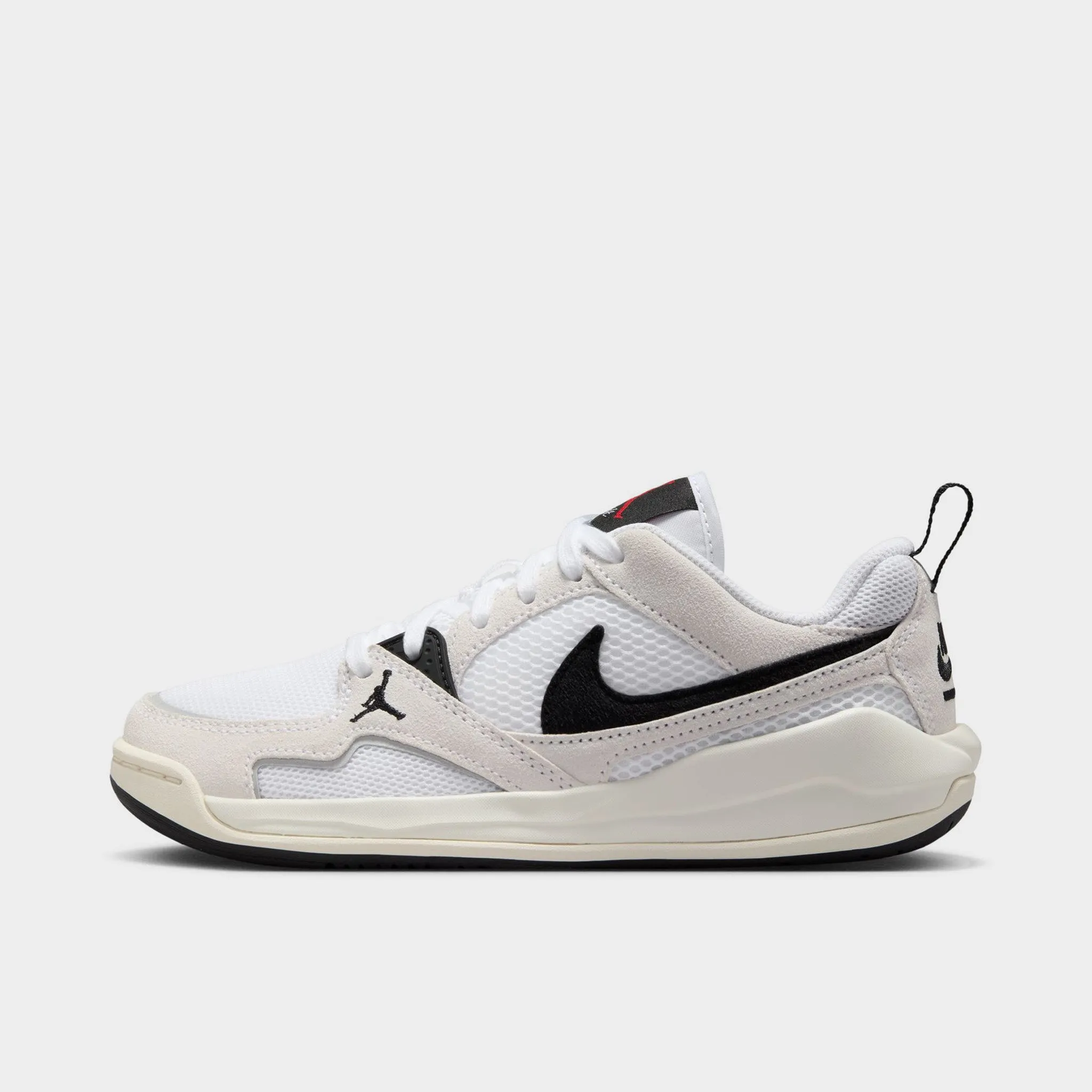 Jordan CMFT Era GS White / Black - White Lightweight Frame Gusseted Tongue