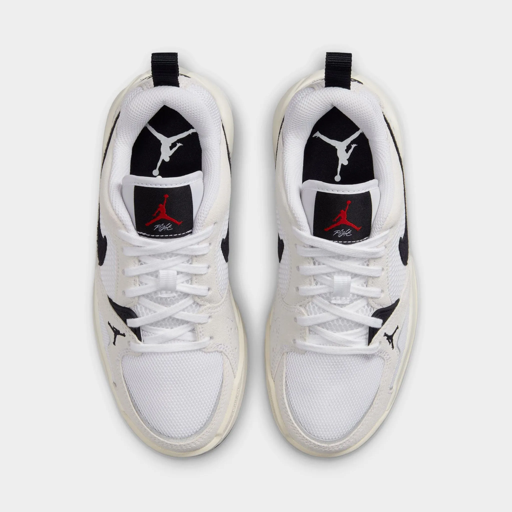 Lace Up Style Jordan CMFT Era GS White / Black - White