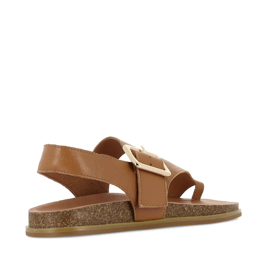 NYGEL - DARK TAN LEATHER Supportive Fit