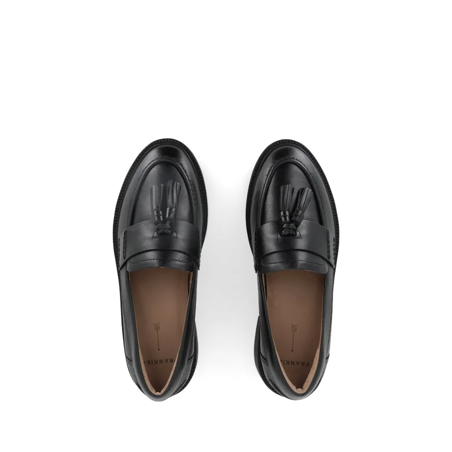 OCTAVIA - BLACK LEATHER Step Strong