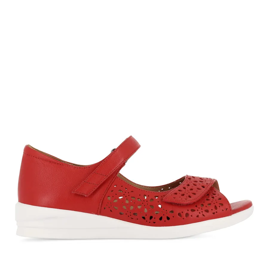 Urban Look DAFFODIL W - RED LEATHER
