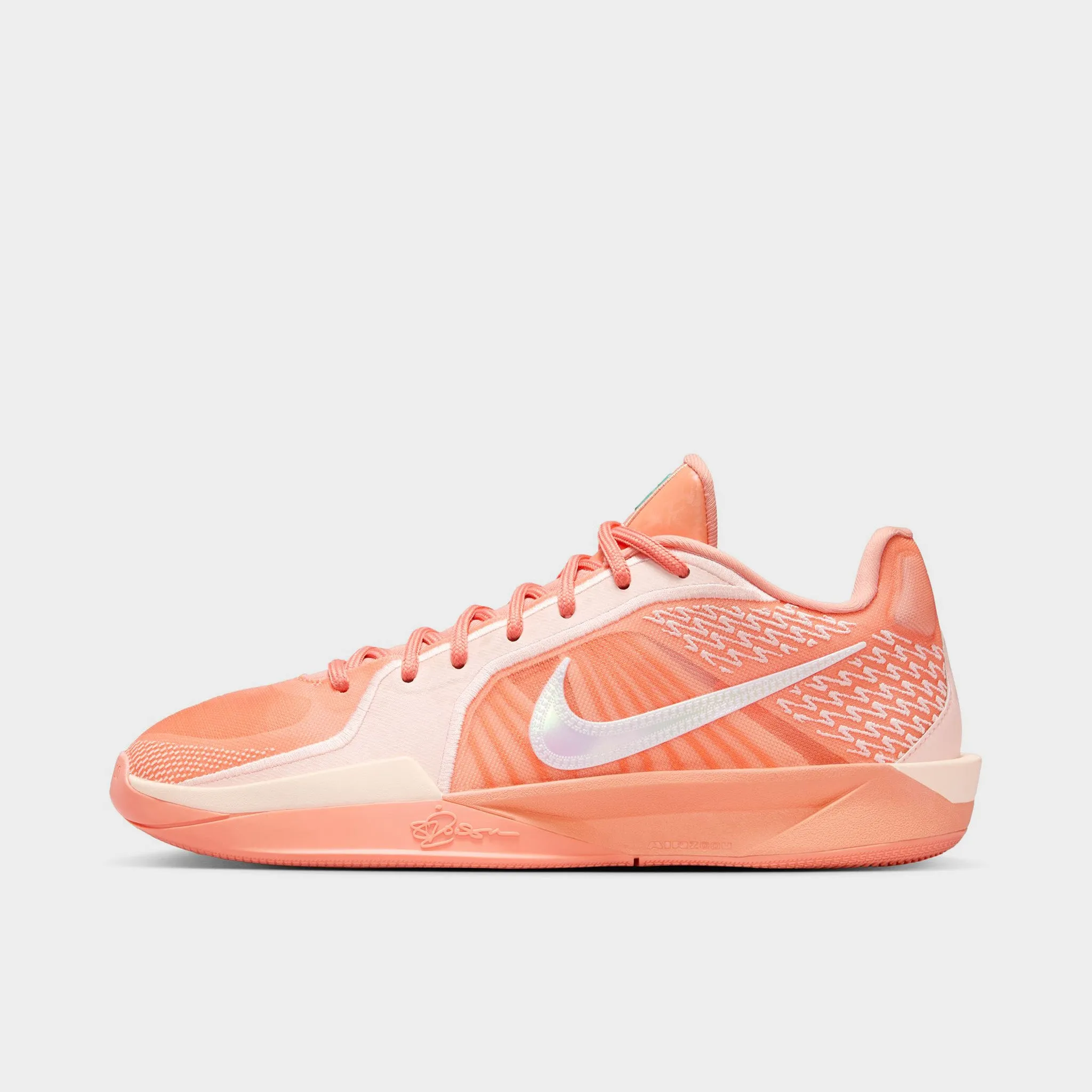 Non Slip Lace System Non Slip Outsole Pattern Nike Sabrina 2 Apricot Agate / Light Bone - Washed Coral